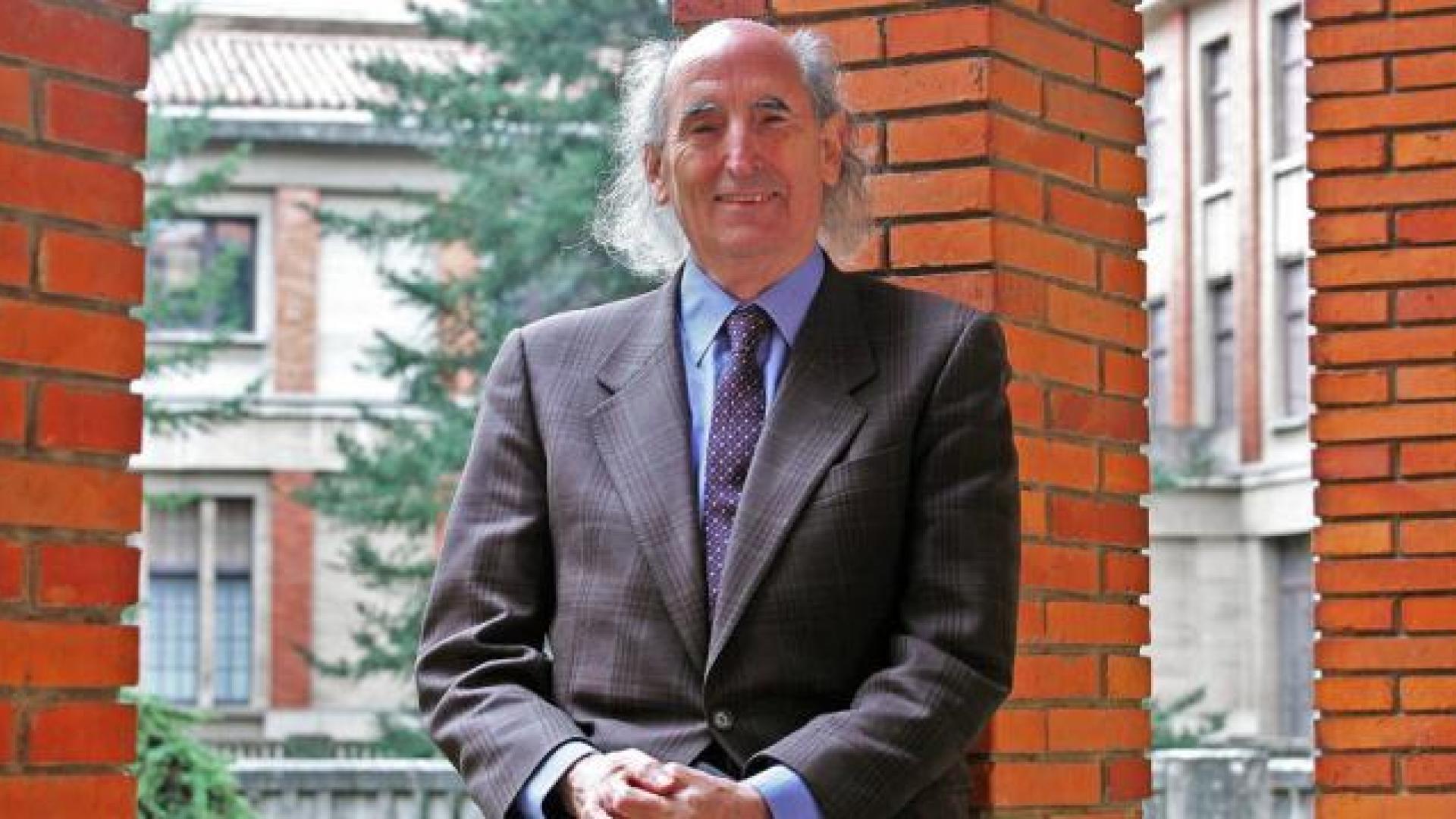 Justo Lacunza Balda, en el Seminario de Pamplona, en abril de 2017.