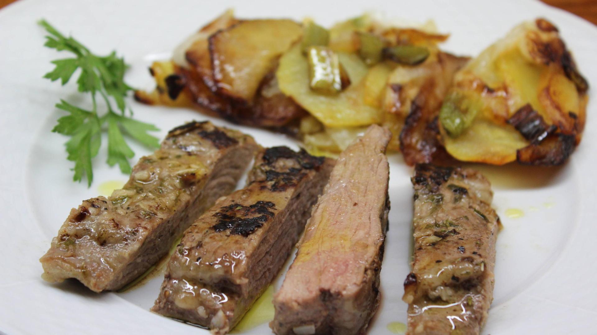 Acompañen todas las carnes con patatas, de verdad... qué maravilla...