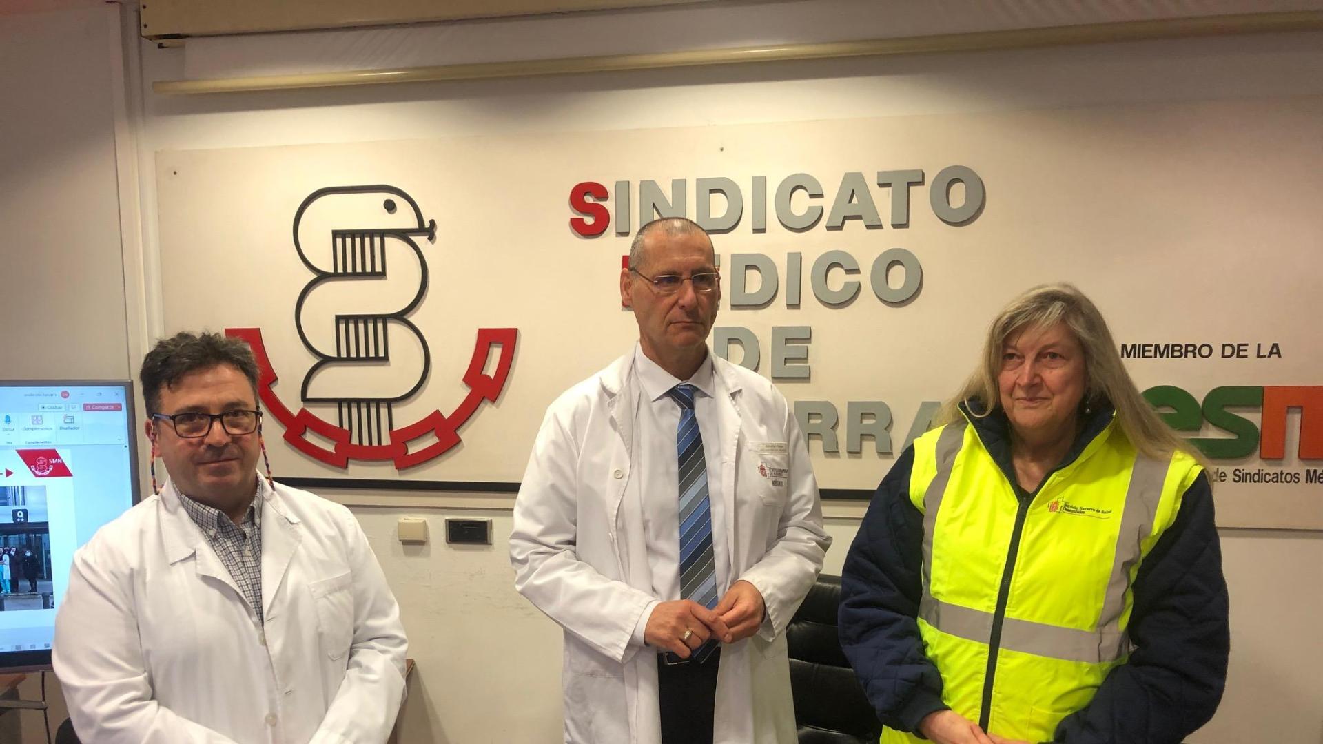 Juan Ramón Sanchiz, Alberto Pérez y Rosa Alas
