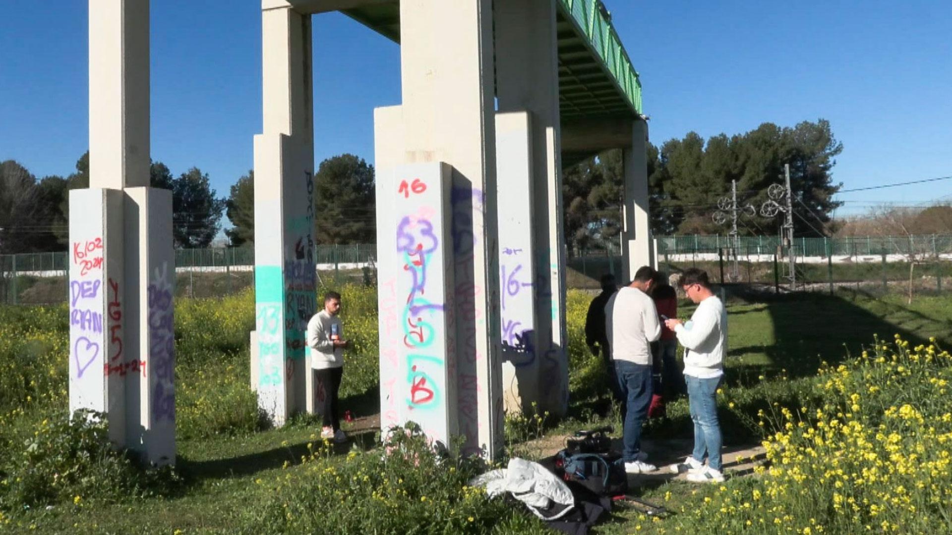 Vista del exterior de la estación de metro de los Espartales de Getafe en la que murió un menor de 14 años, supuestamente tras haber ingerido sustancias estupefacientes