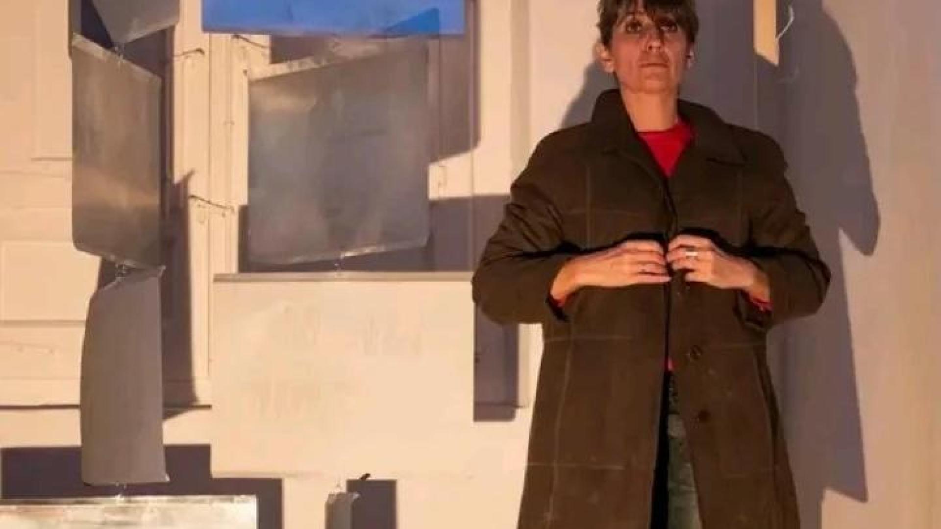Ventura Ruiz escenifica hoy en la Txantrea la obra 'Diez mil quinientos ochenta y cinco días'.