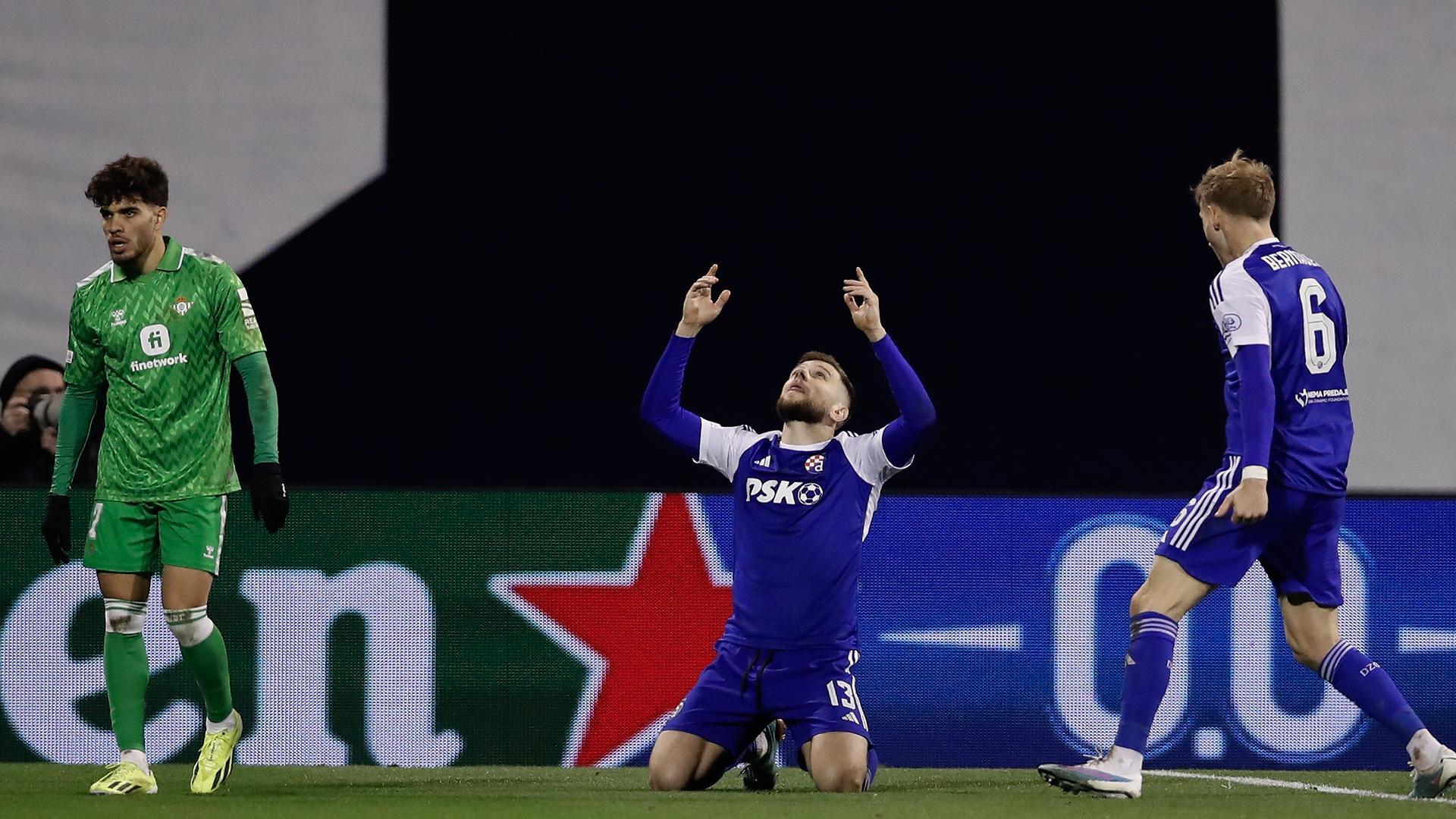 El Betis empata en Zagreb y se despide en los dieciseisavos de final