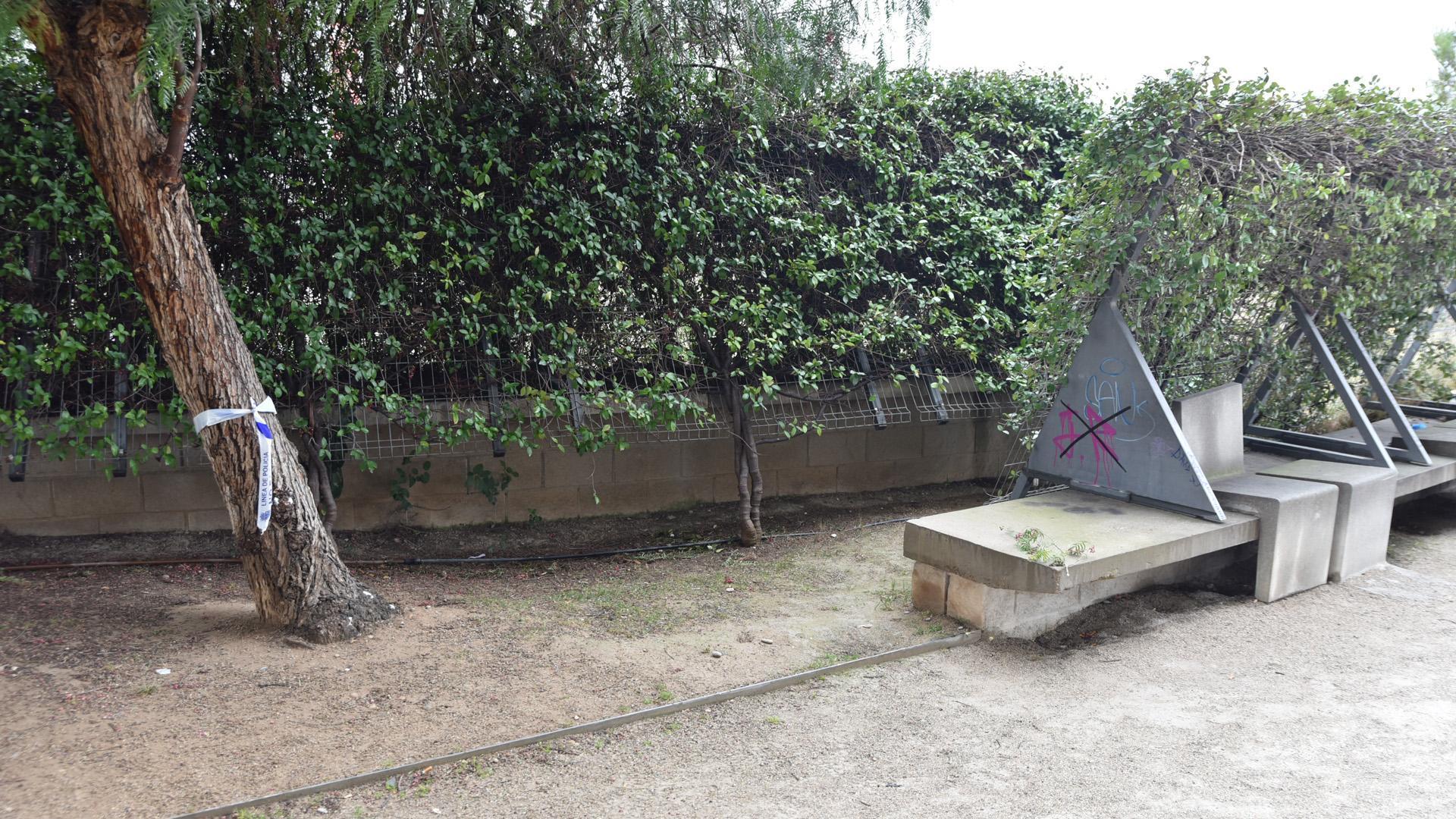 Lugar en el que ha sido encontrado el cadáver del bebé