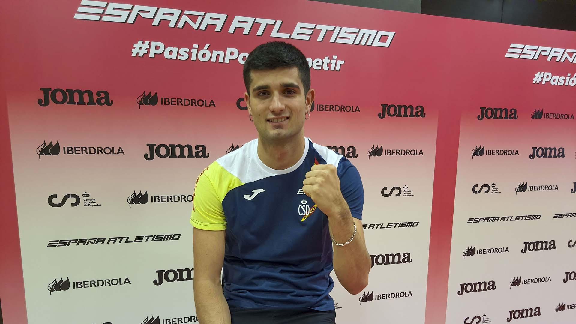 El atleta navarro Asier Martínez