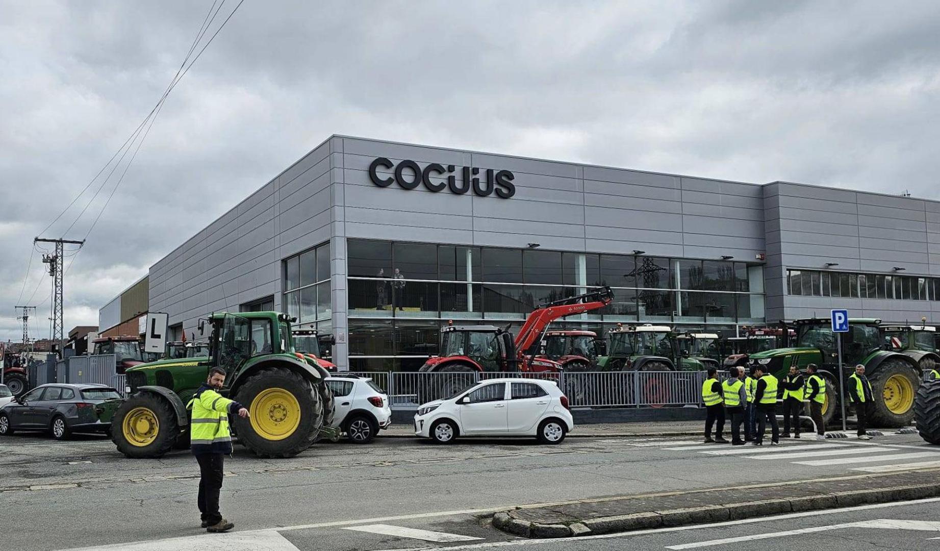 Protesta en la empresa Cocuus,  especializada en alimentos 3D