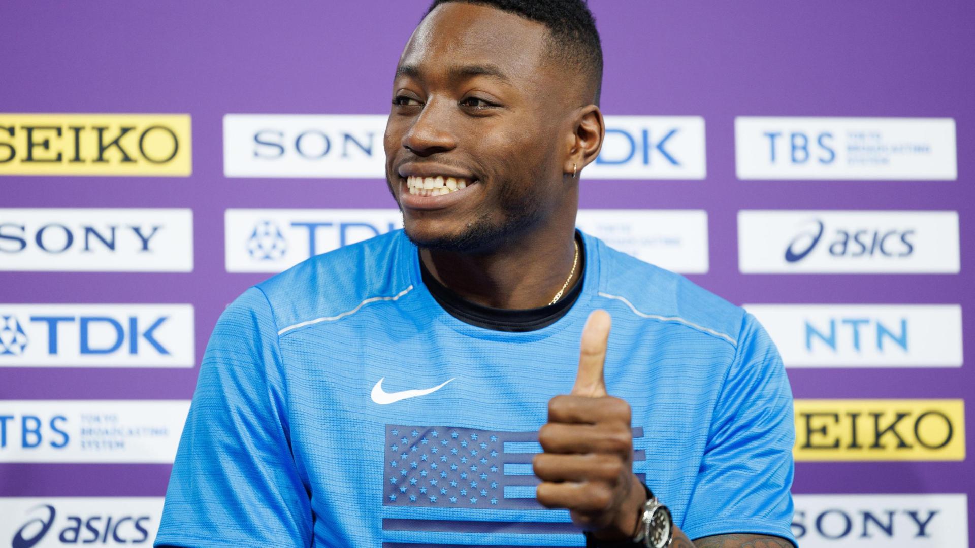 Un dicharachero Grant Holloway comparecía ante los medios el pasado viernes en Glasgow