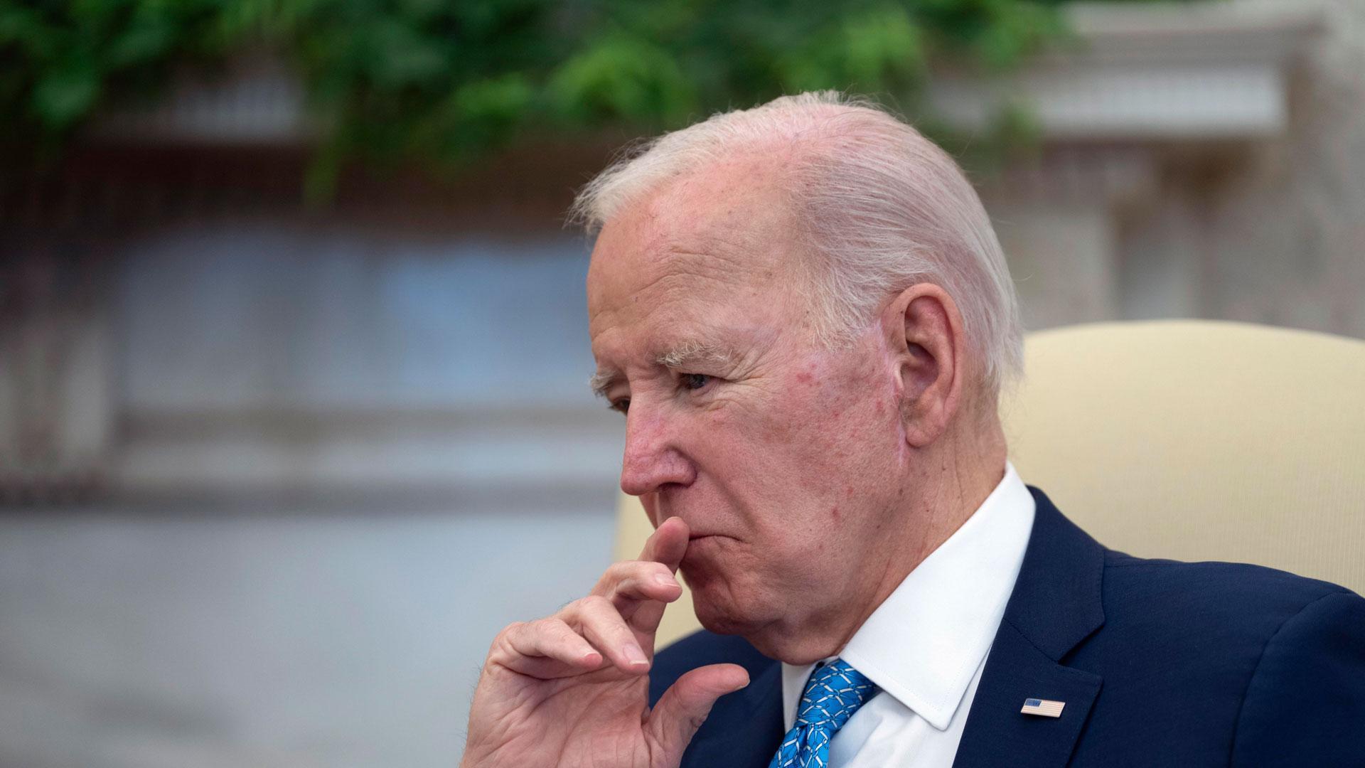 Joe Biden, este viernes reunido en la Casa Blanca con la primera ministra italiana, Giorgia Meloni.