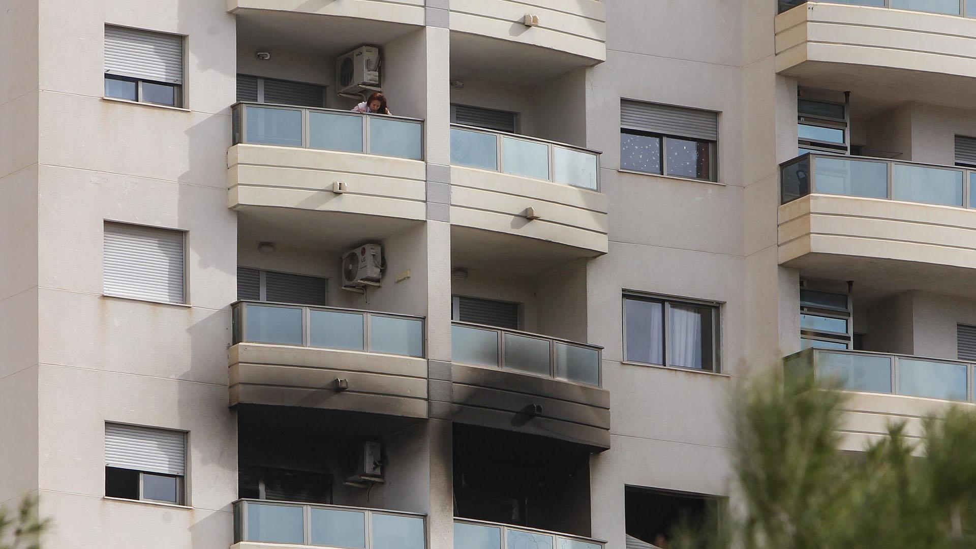 Edificio donde ha tenido lugar el incendio