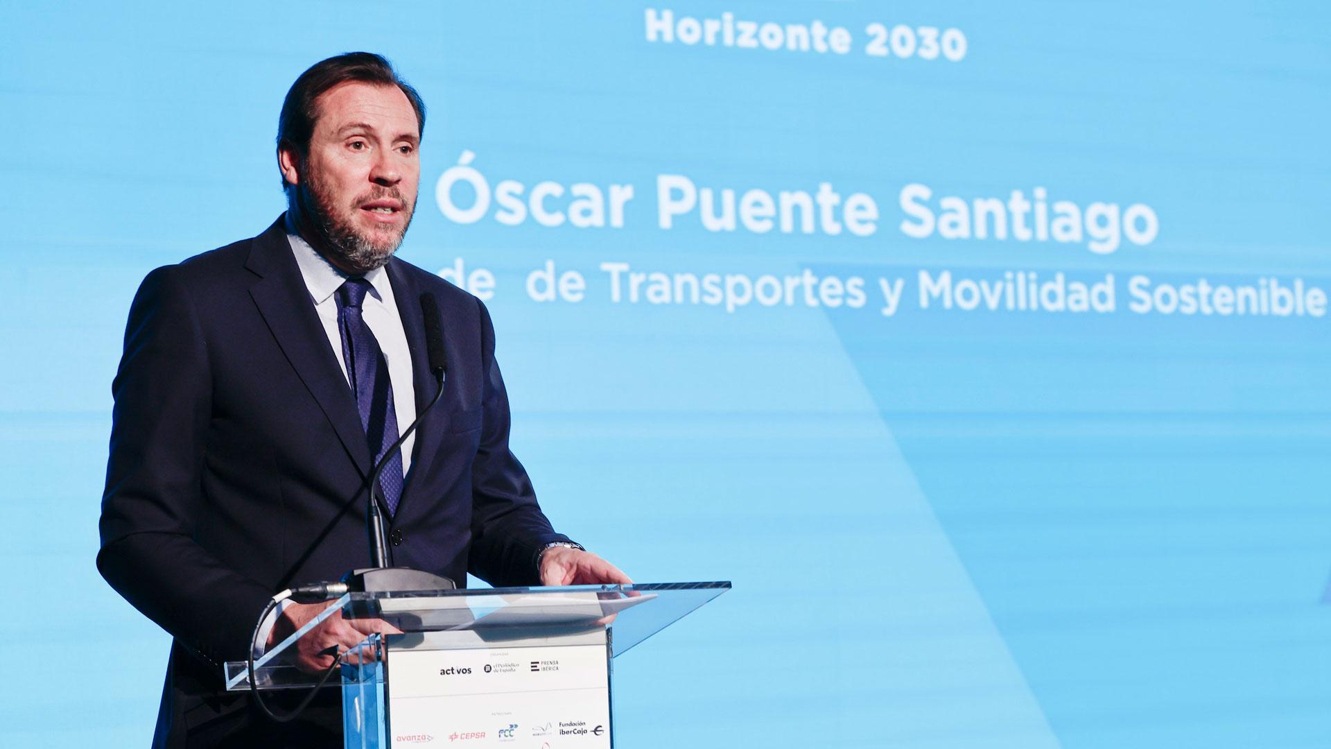 El ministro de Transportes y Movilidad Sostenible, Óscar Puente