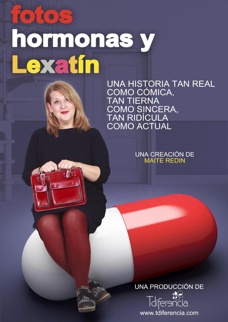 La actriz Maite Redín, en el cartel de la obra