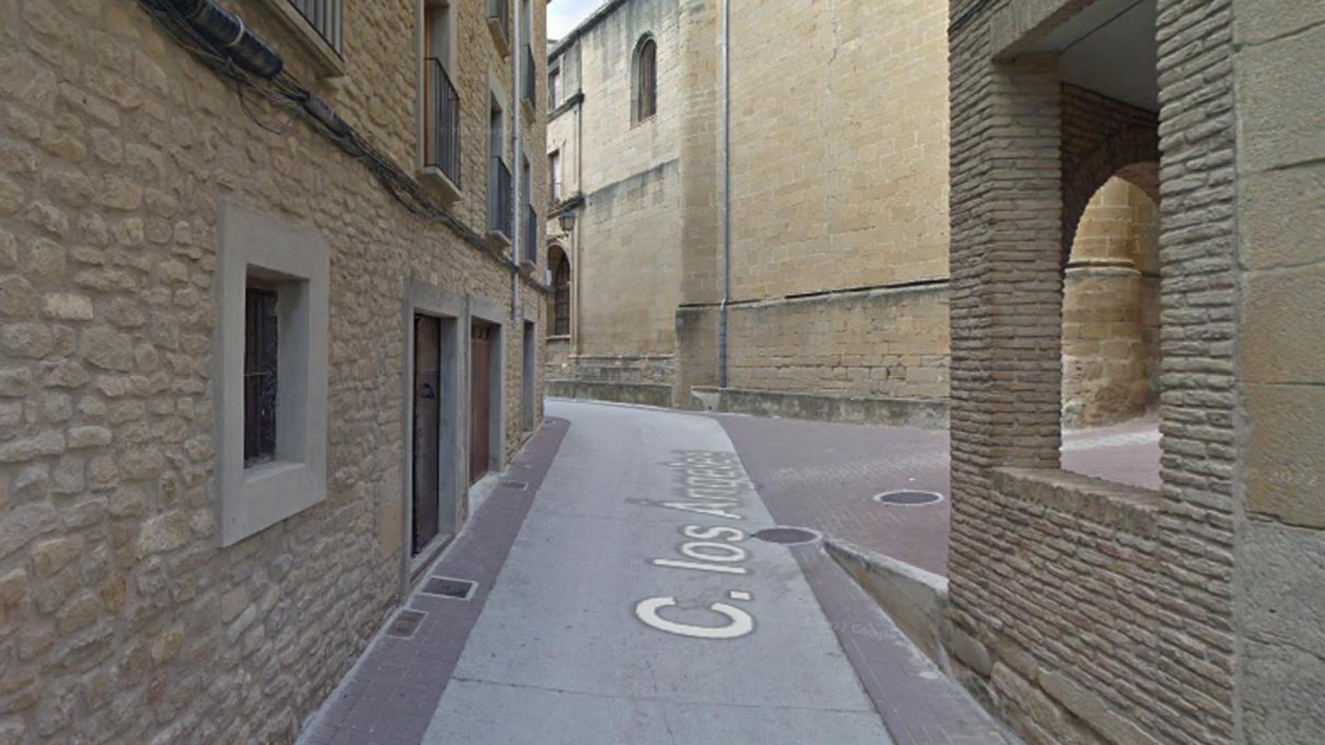 Zona de la calle Los Ángeles donde se ha producido el atropello