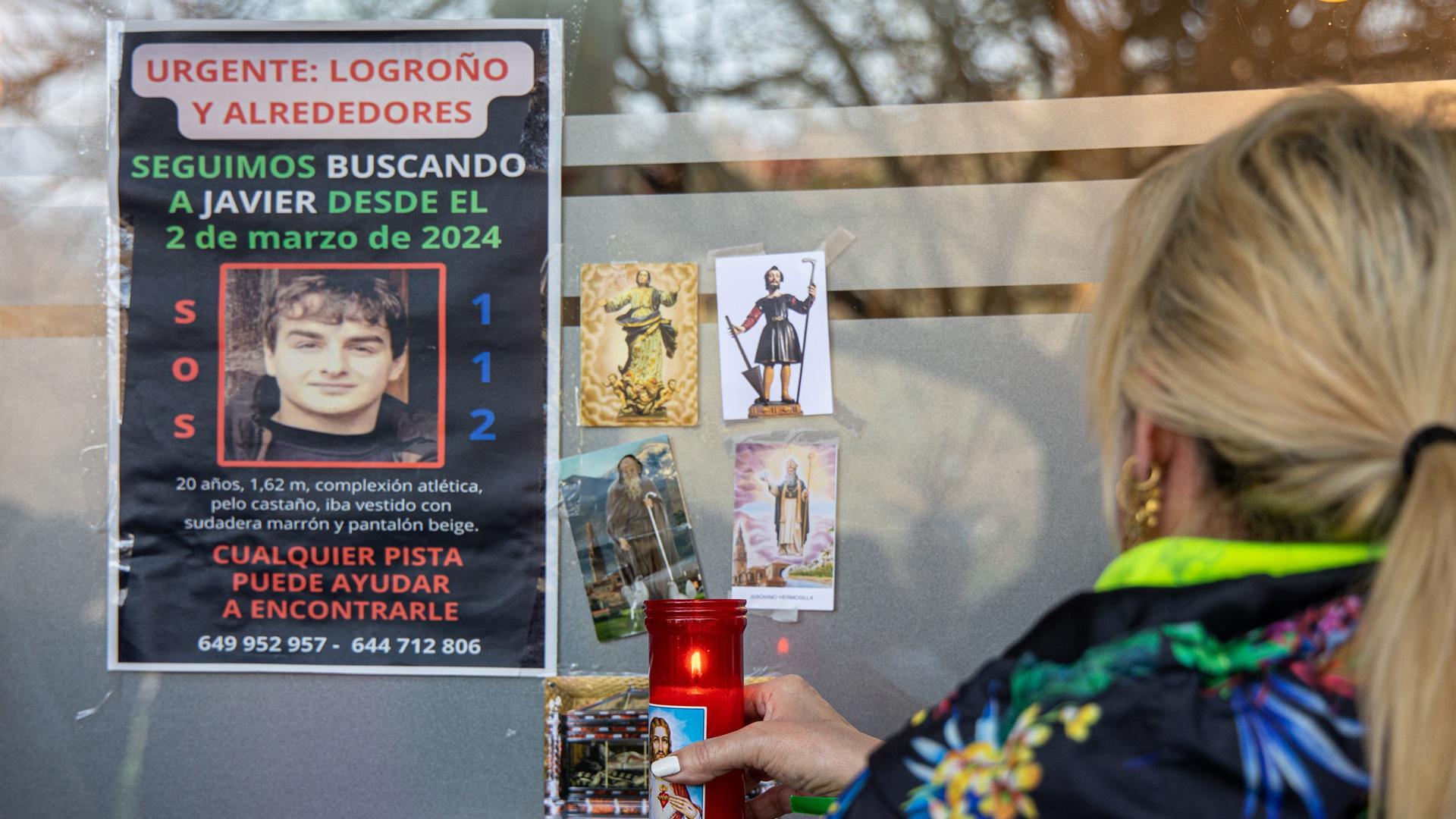 Los voluntarios colaboran en la búsqueda del joven Javier Márquez, desaparecido en Logroño hace 16 días
