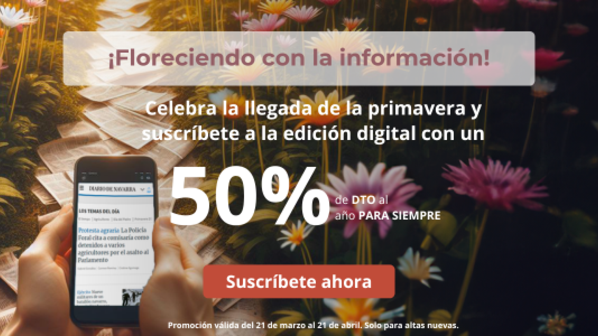 Oferta de suscripción a Diario de Navarra