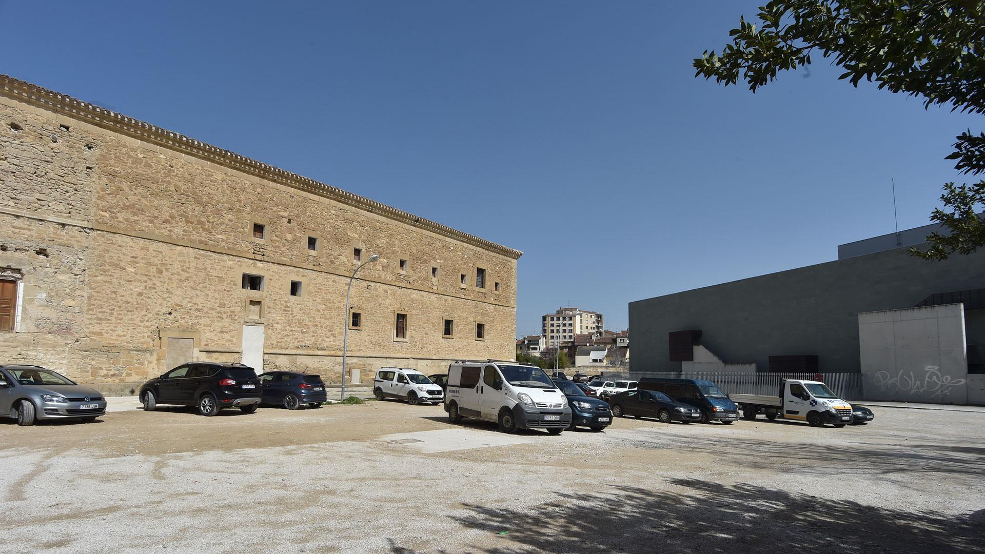 Vista del entorno de Recoletas y el centro cultural que se prevé urbanizar próximamente.