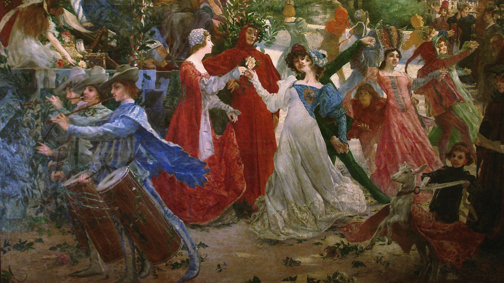 ‘La farándula de Petrarca’, de Marie Alexandre Valentin Sellier
