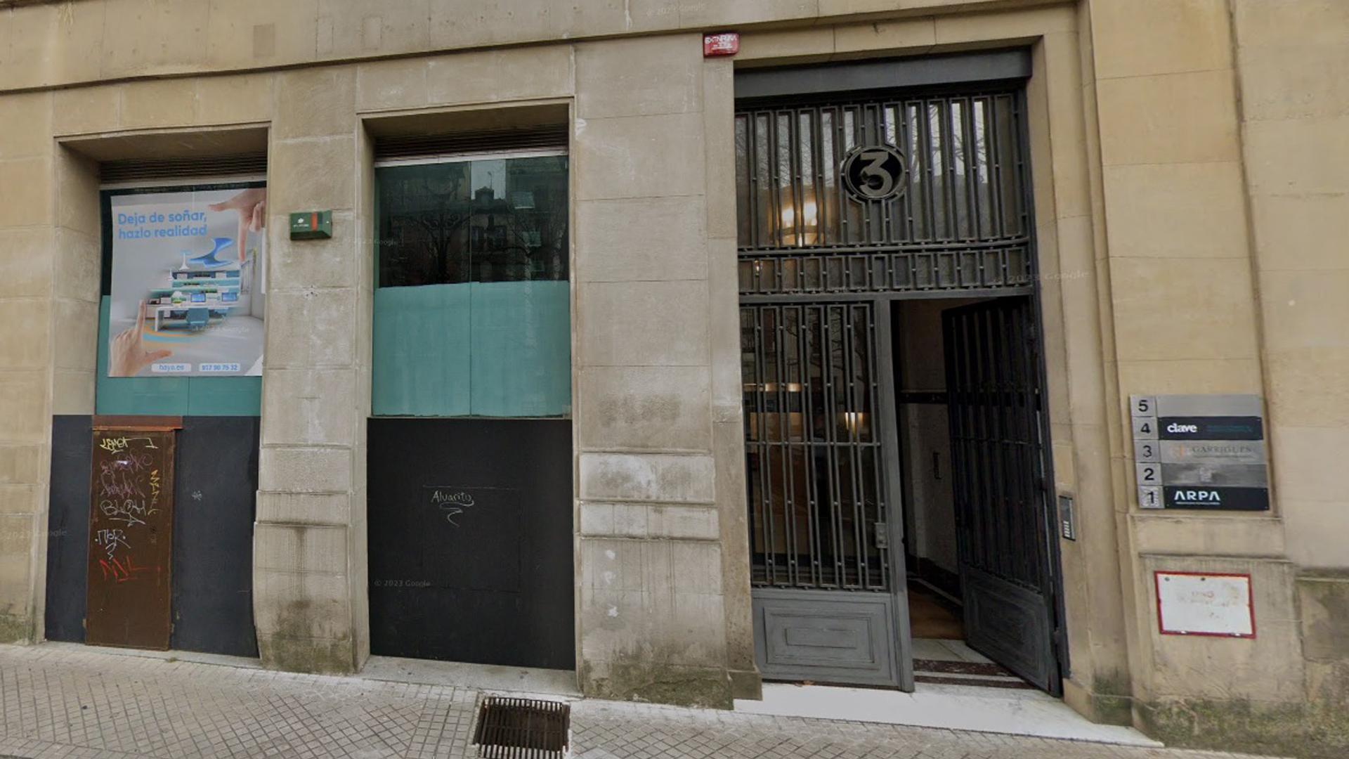 Despacho de Arpa Abogados, en el paseo Sarasate de Pamplona