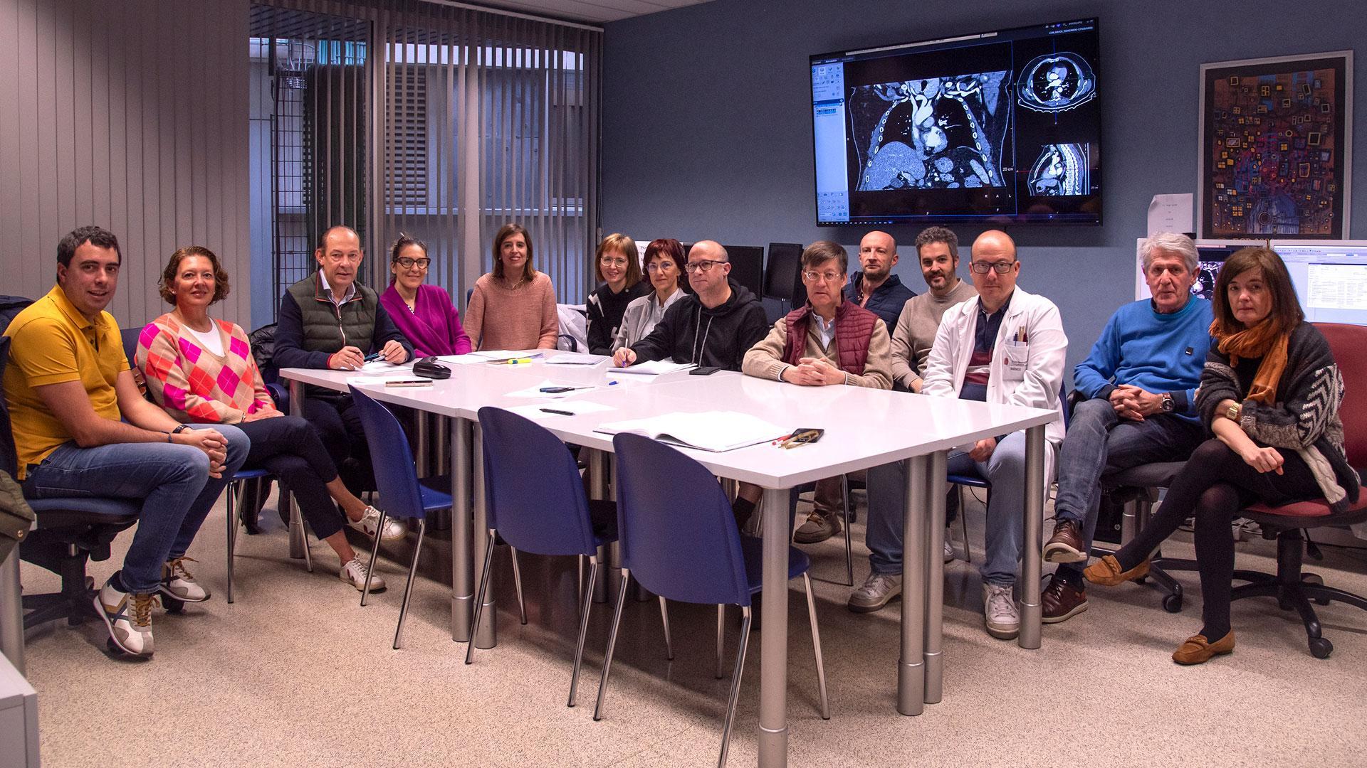 Integrantes de la Unidad Funcional Multidisciplinar de Cáncer Colorrectal de Navarra