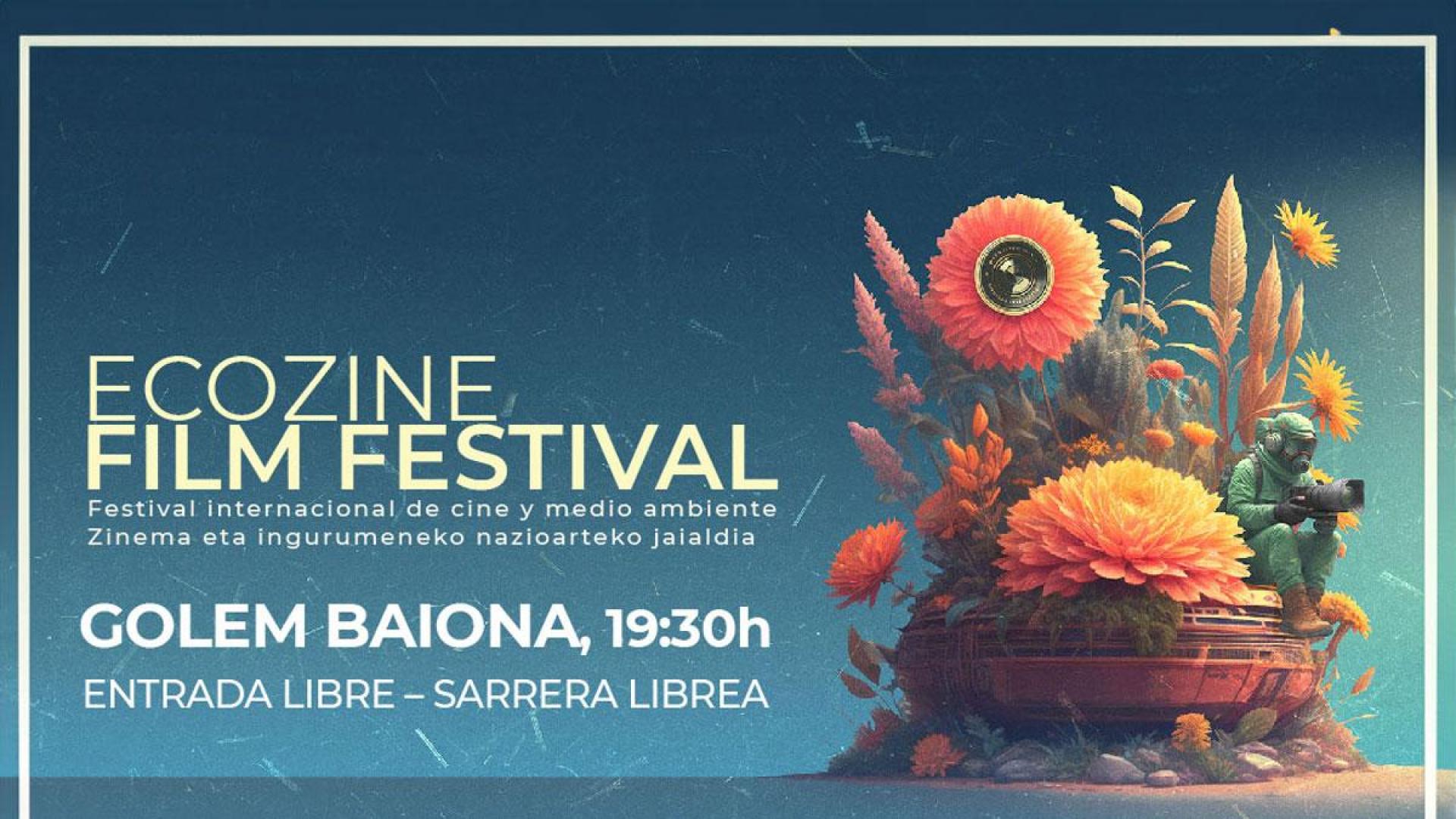 Cartel del Festival Internacional de cine y medio ambiente Ecozine Film Festival 2024