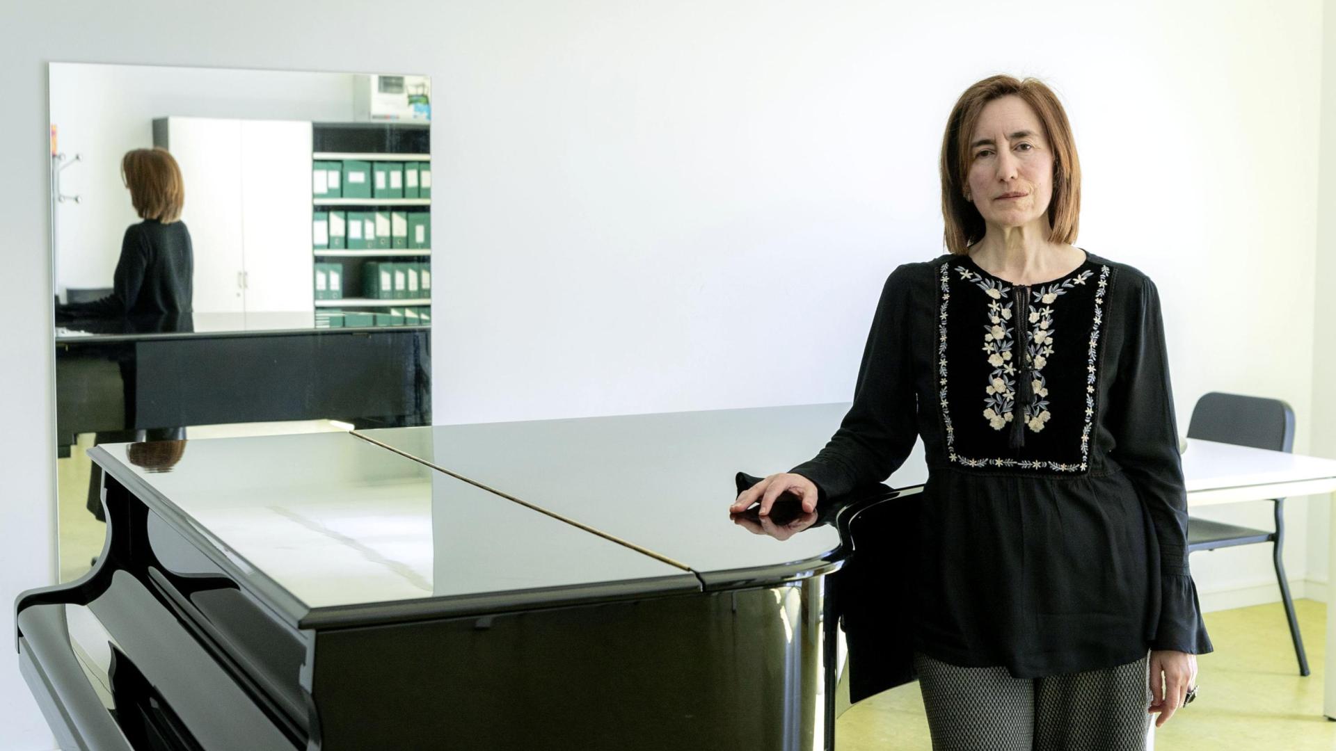 Arantza Lorenzo de Reizábal, en una de las aulas del Conservatorio Superior