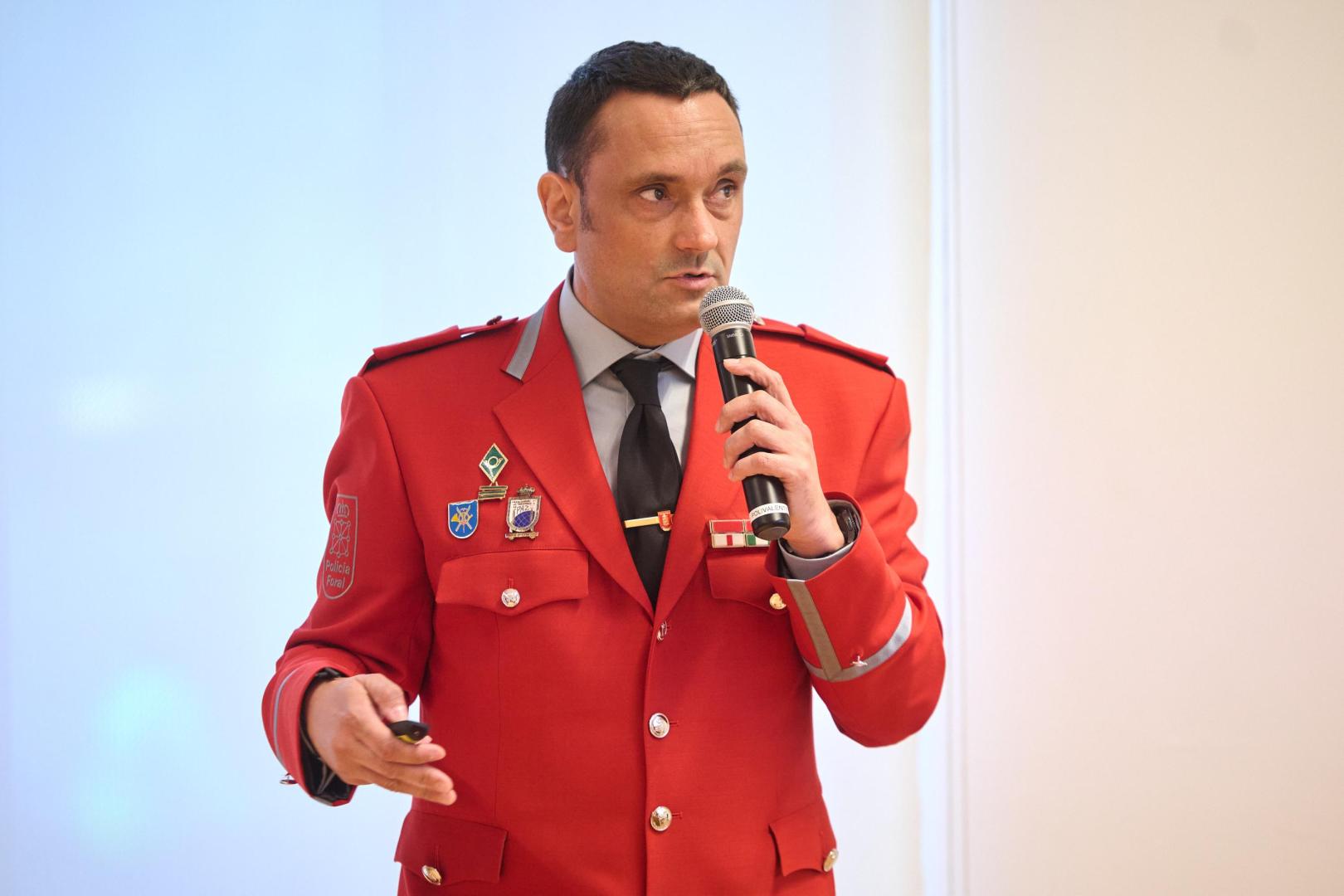 El agente primero Pablo De la Fuente, de la Brigada de Delitos contra las Personas de la Policía Foral