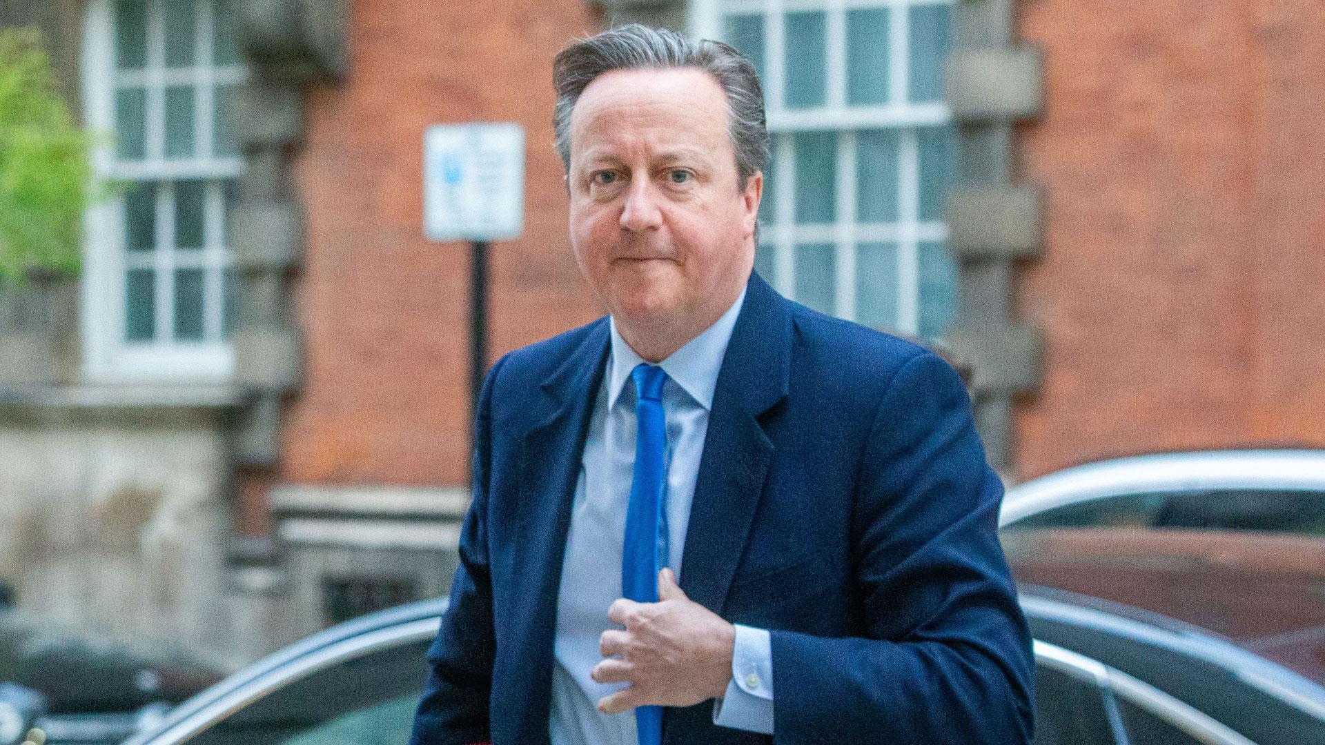 El ministro de Exteriores de Reino Unido, David Cameron