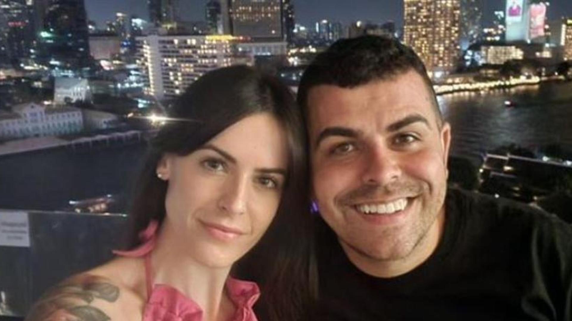 Usoa y Álex, en una foto tomada en Bangkok antes del ingreso