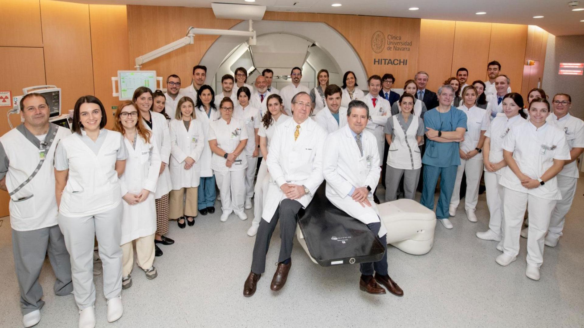 Miembros del equipo multidisciplinar que conforman la Unidad de Protonterapia del Cancer Center Clínica Universidad de Navarra que cumple 4 años en funcionamiento