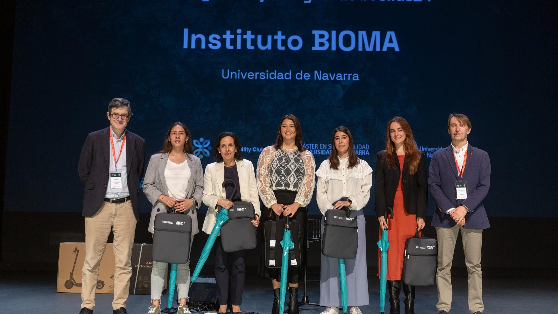 Alumnas premiadas del proyecto The Good Goal de la Universidad de Navarra