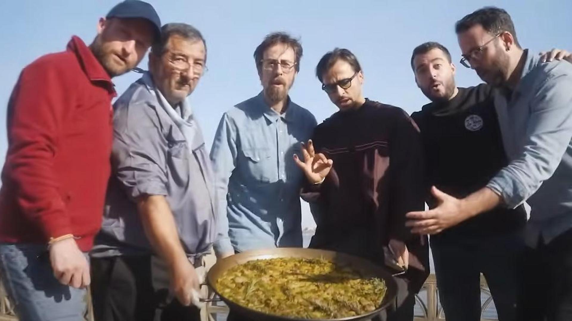 La paella cocinada con Juan Carlos Galbis