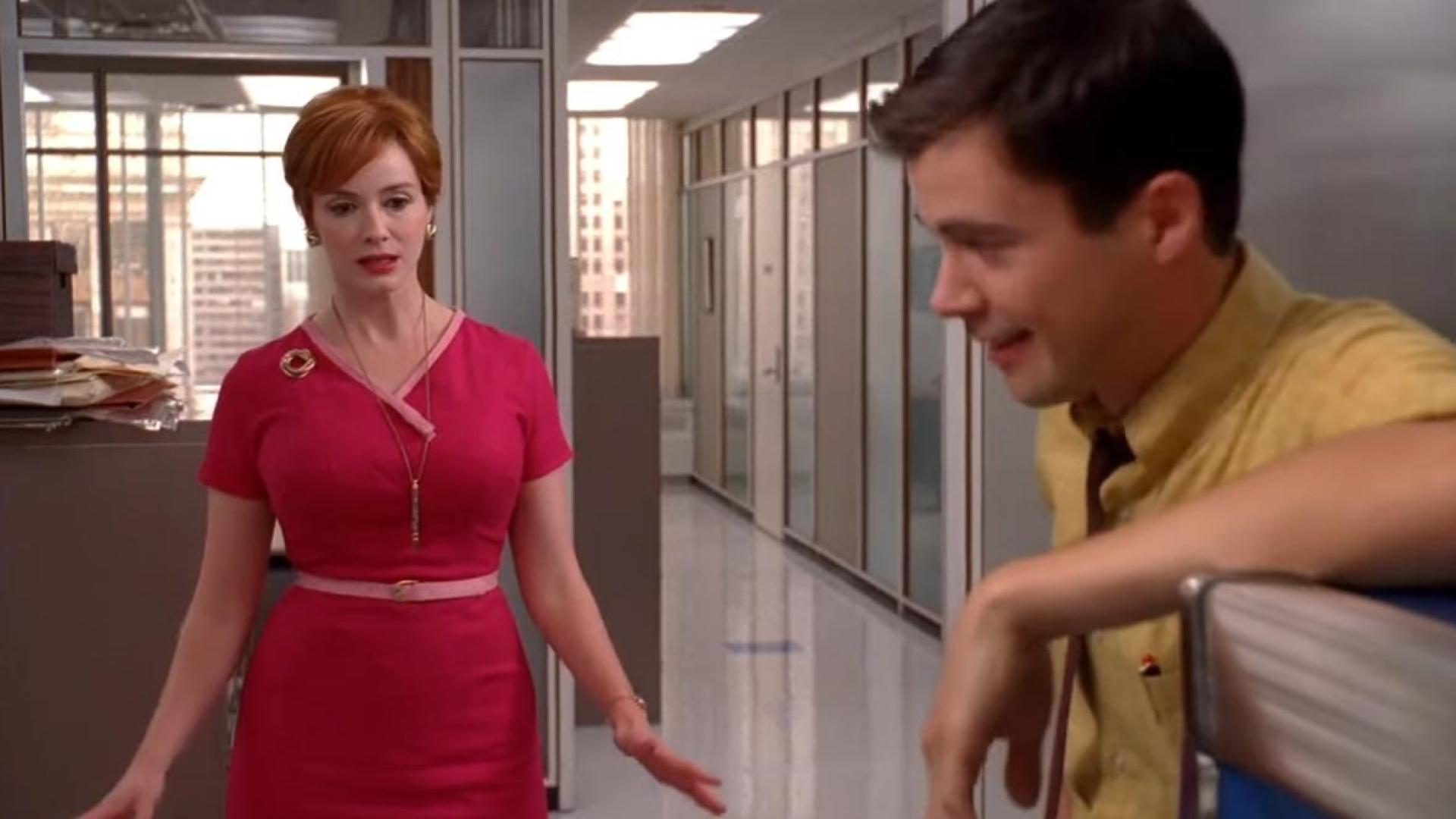 Christina Hendricks, en un capítulo de 'Mad Men'