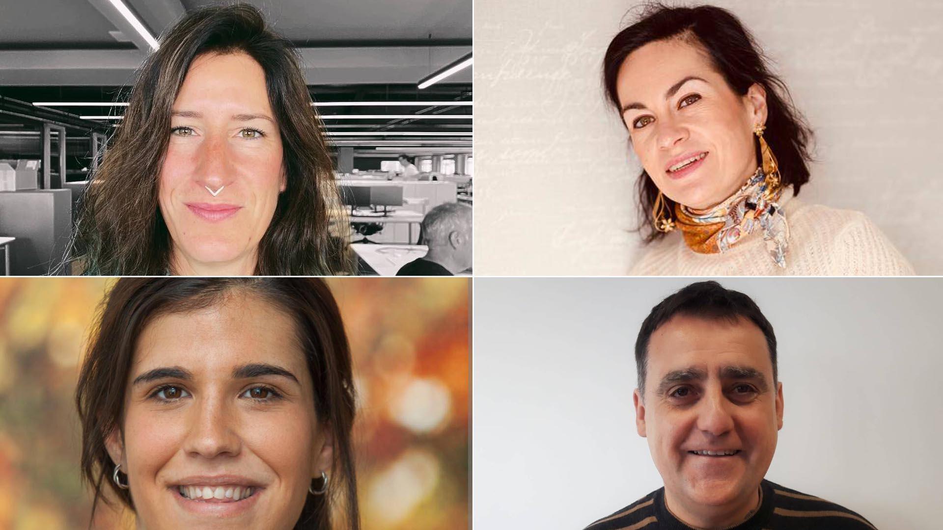 Susana Heredia, Rebeca Hidalgo, María Contreras e Iñaki Goldáraz