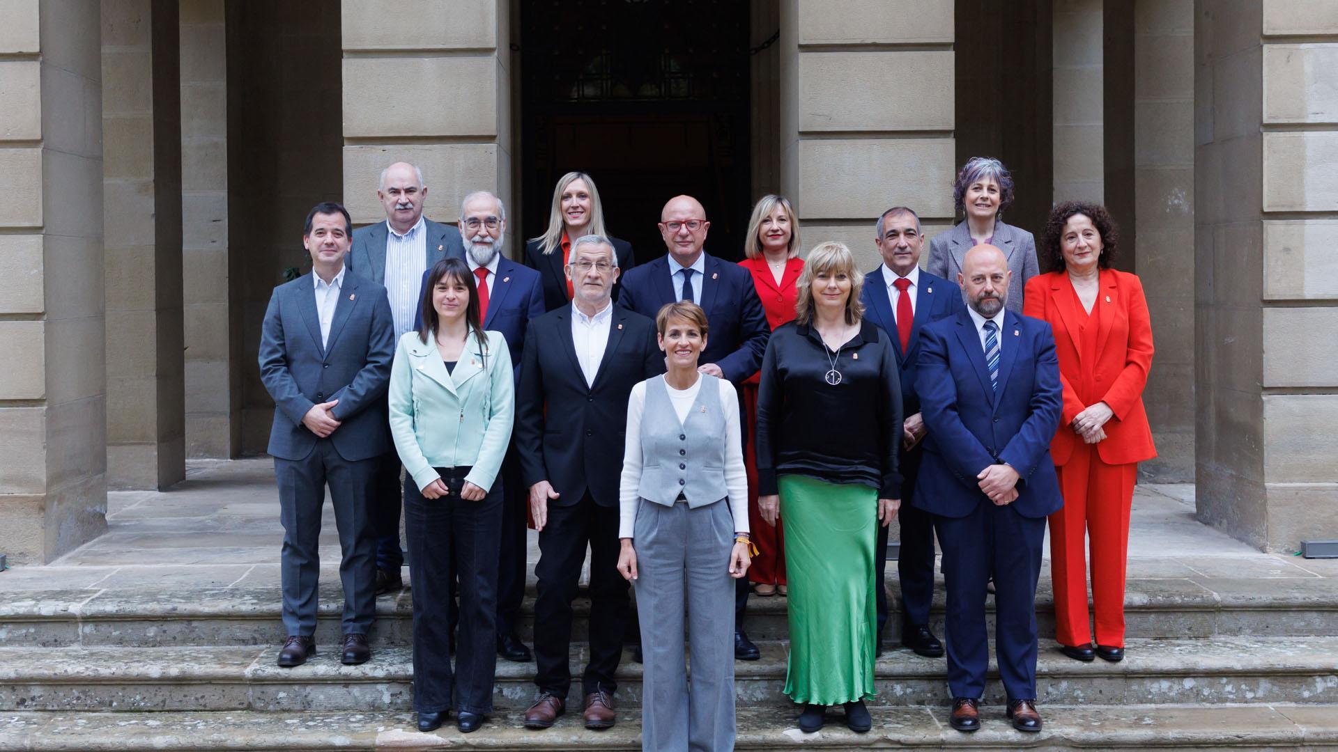 Nueva foto oficial del Gobierno de Navarra