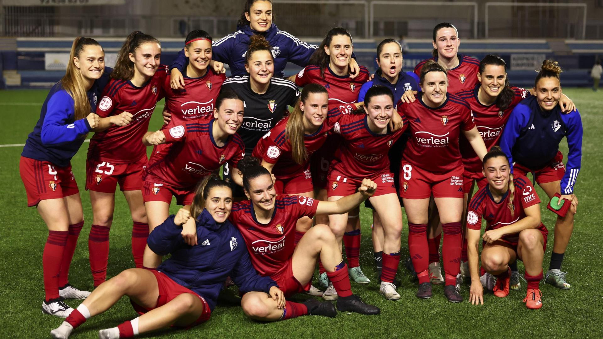 Las jugadoras de Osasuna