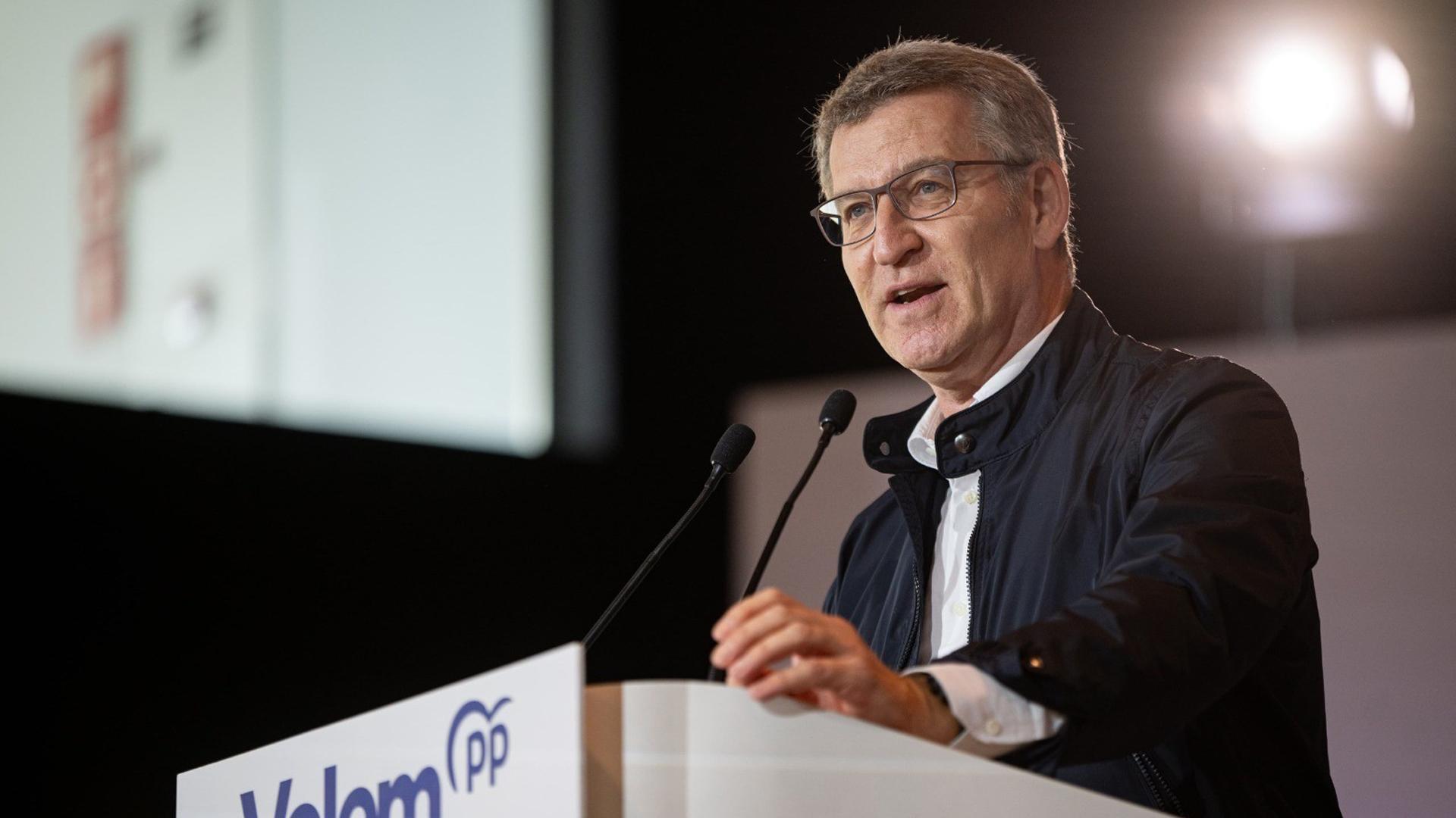 Feijóo, durante su discurso

LORENA SOPENA - EUROPA PRESS

28/04/2024