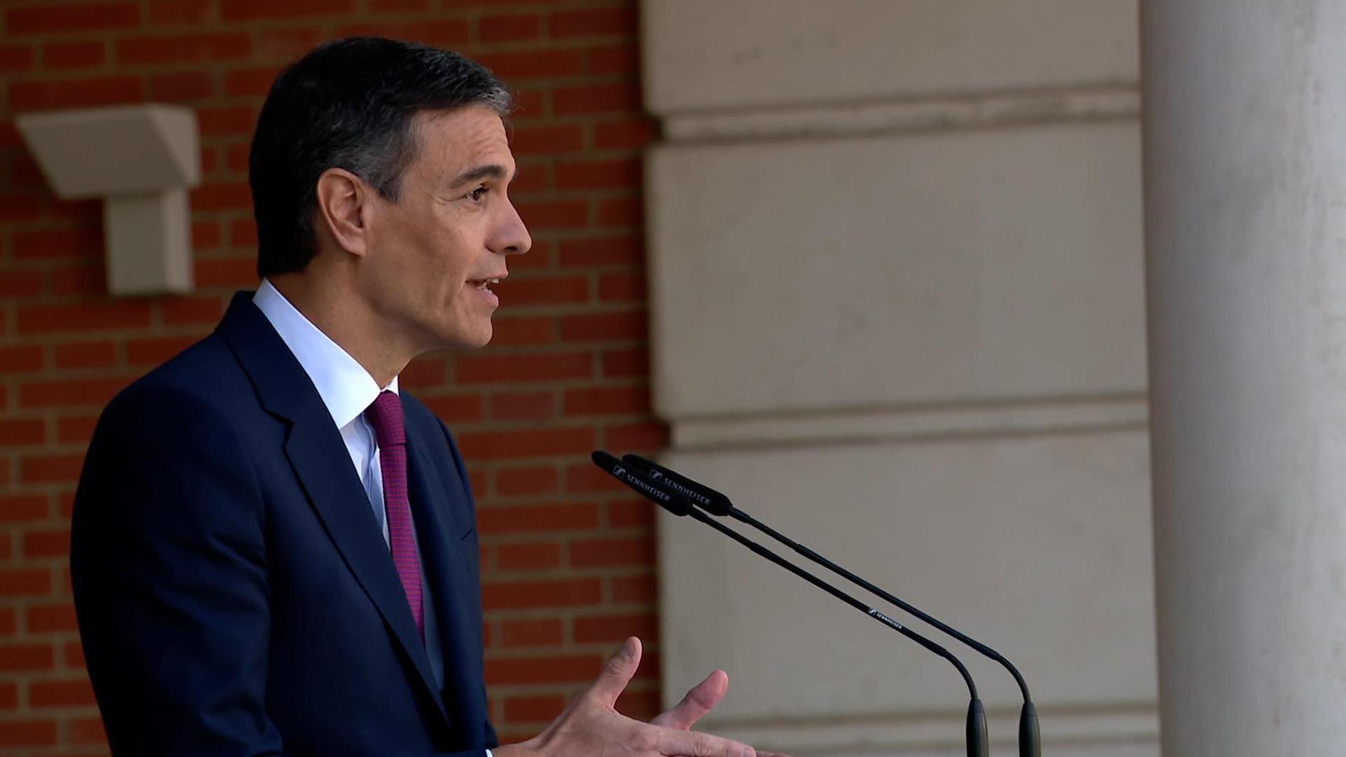 Pedro Sánchez, en la Moncloa