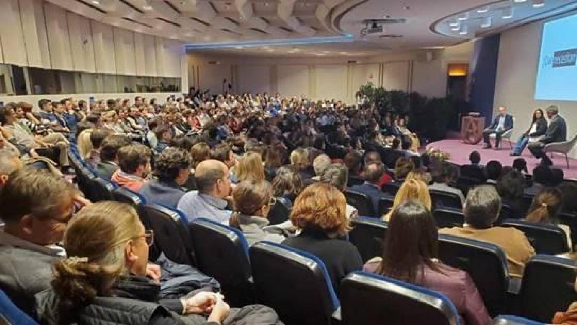Sesión informativa celebrada el martes en el Colegio de Médicos de Pamplona