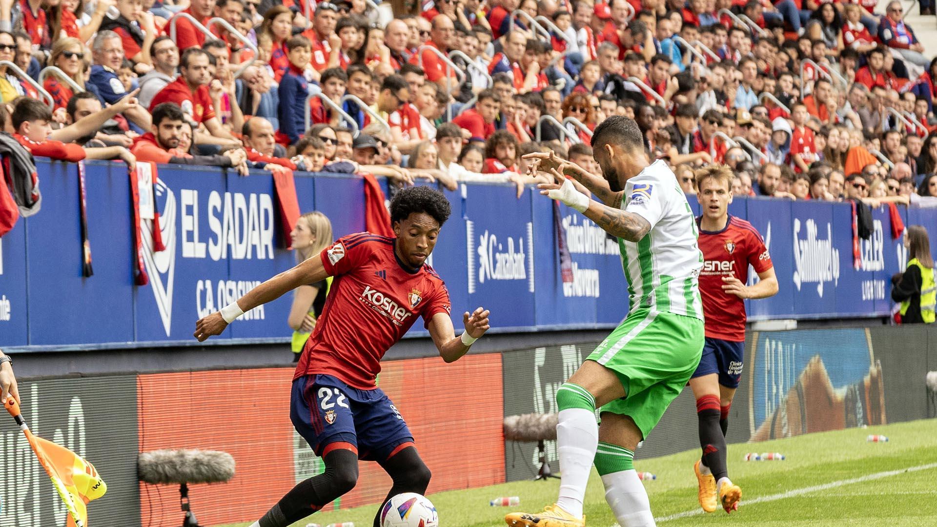 Fotos del Osasuna 0-2 Betis en El Sadar