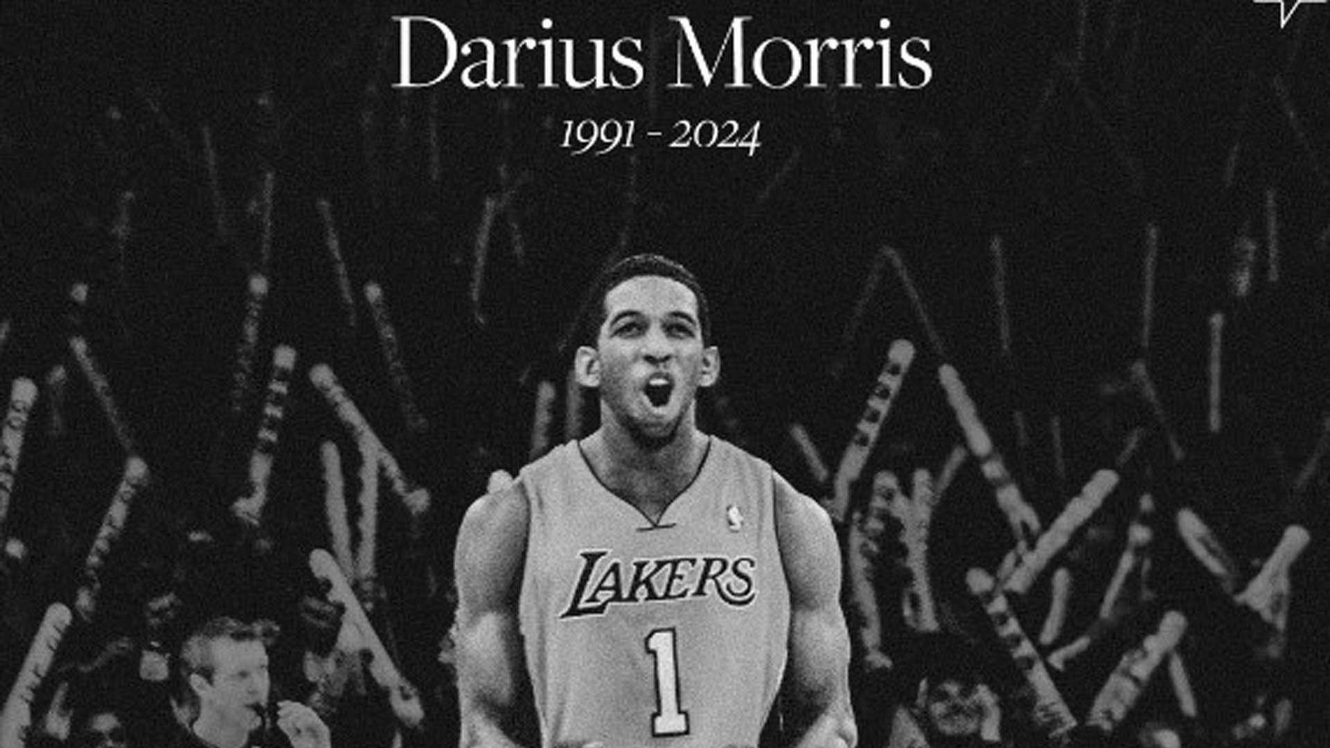 Darius Morris, en una fotografía publicada por Los Angeles Lakers en la red X