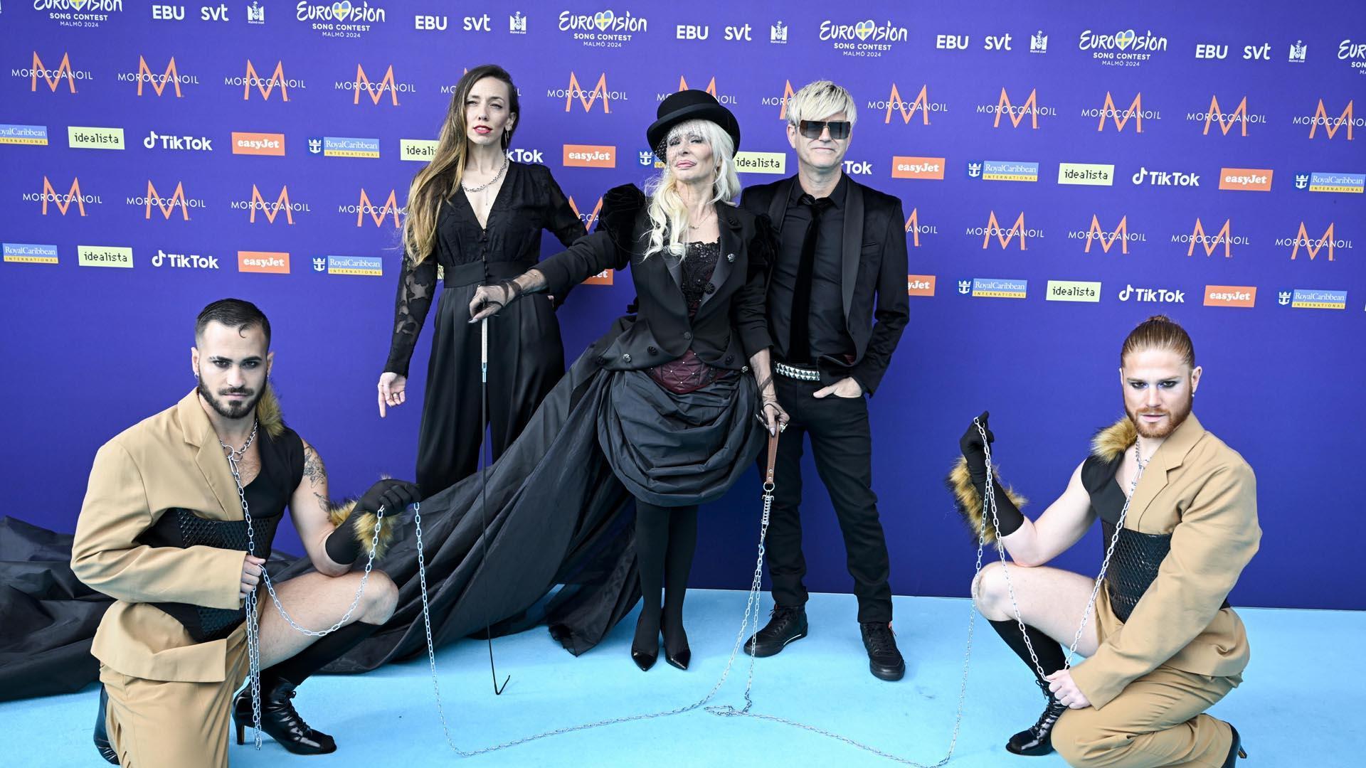 Nebulossa, representantes de España en Eurovisión 2024, este domingo en Malmö
