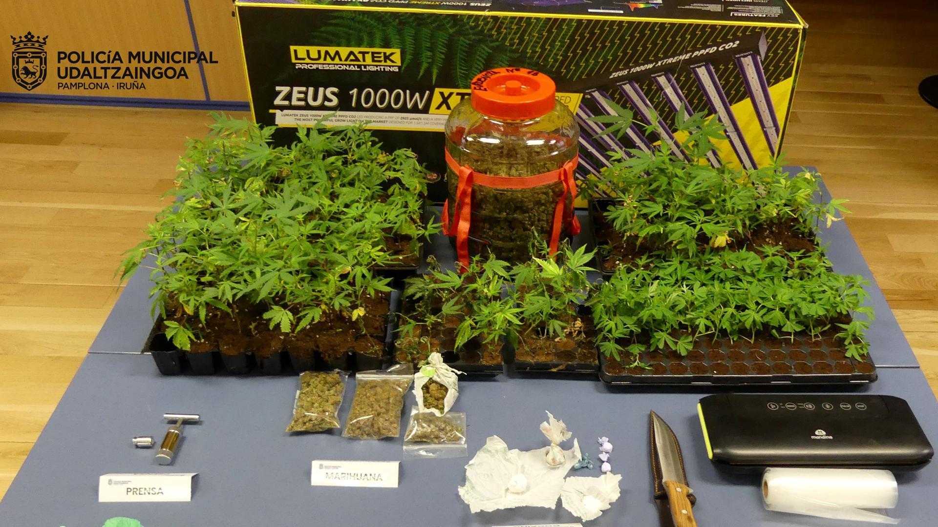 Drogas intervenidas en la operación policial