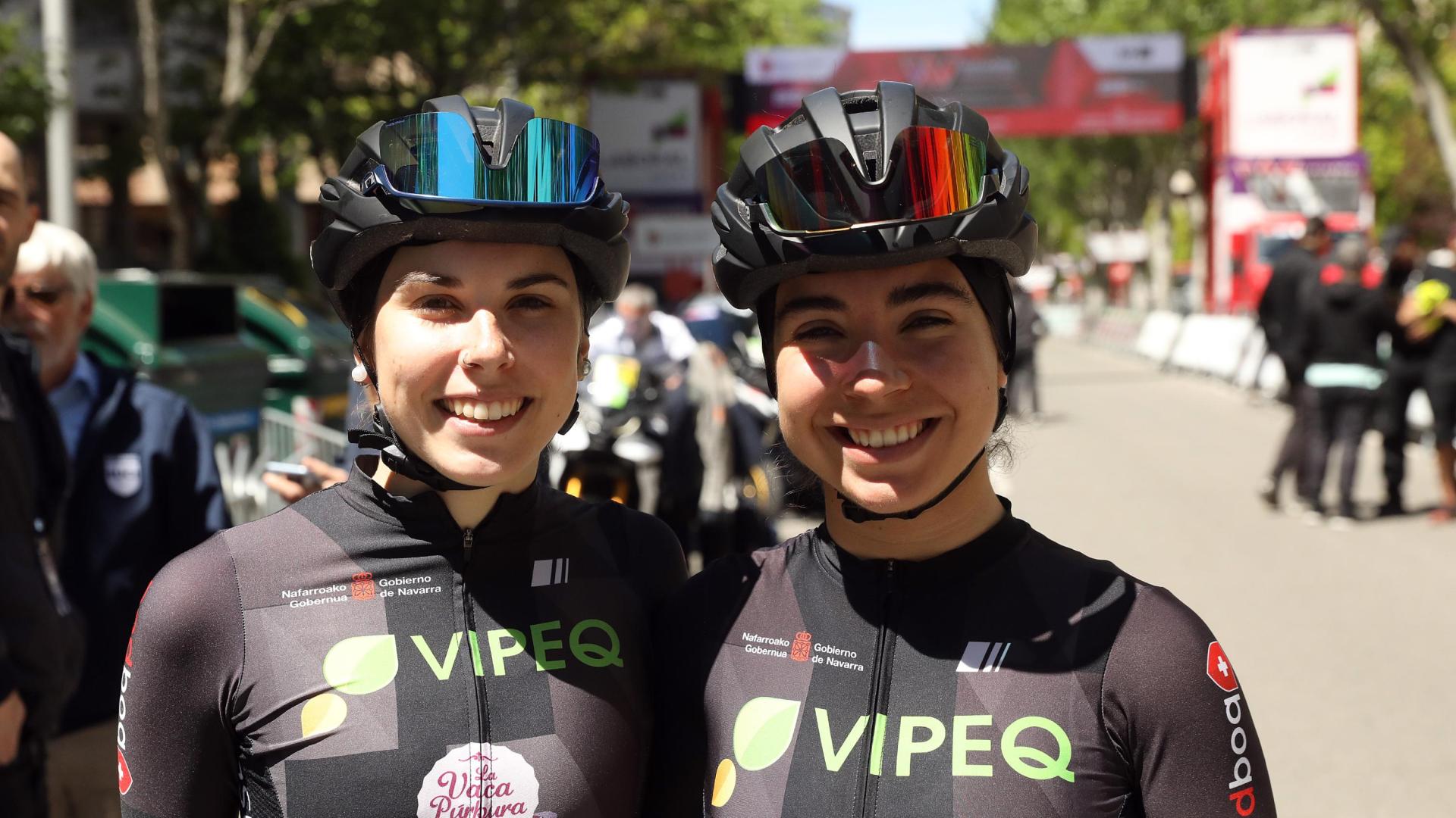 Las ciclistas Goretti Sesma y Saioa Orgambide fueron las únicas navarras en tomar la salida