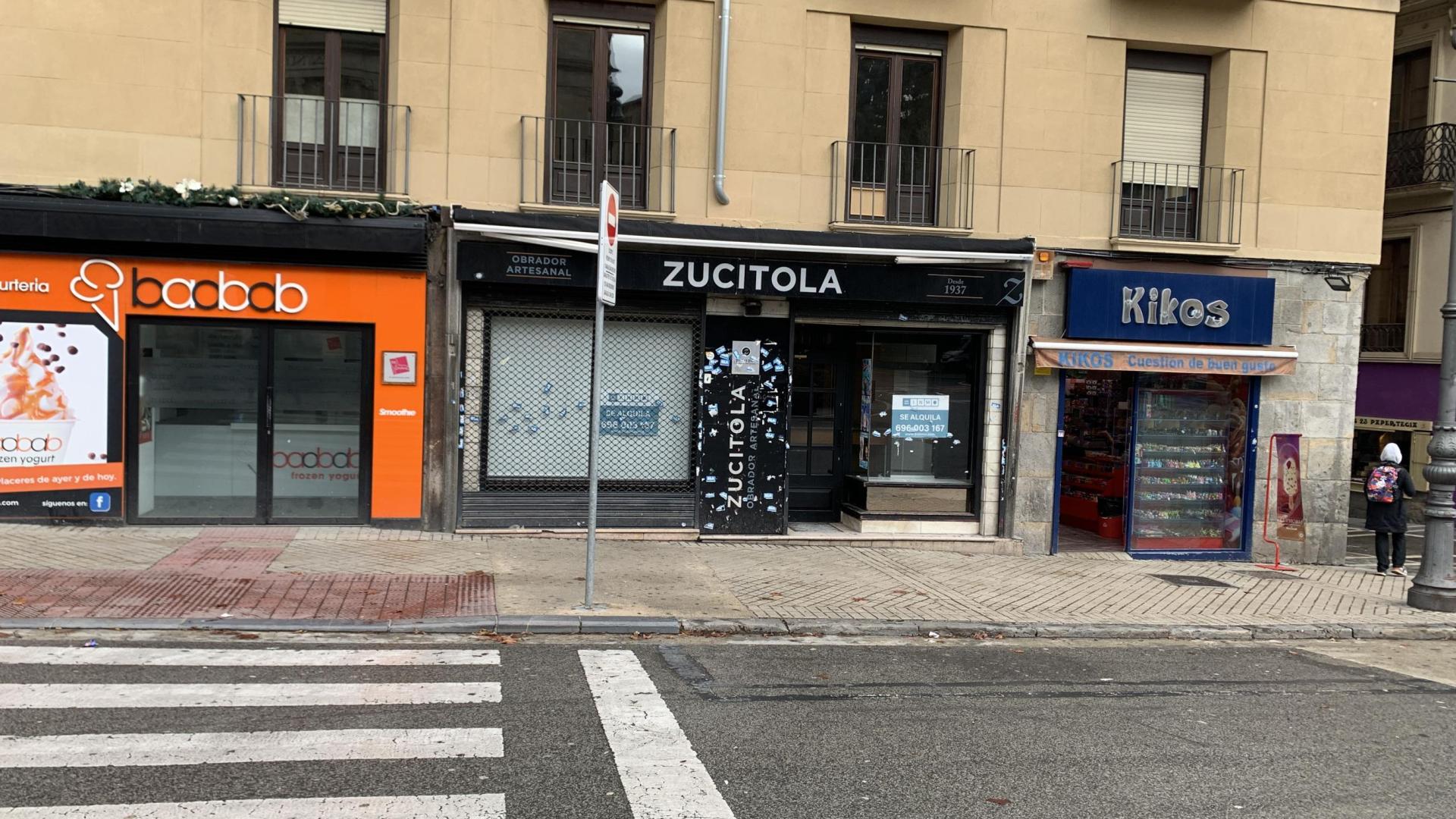 La antigua Zucitola del paseo de Sarasate de Pamplona, donde va a abrir un local de comida sana