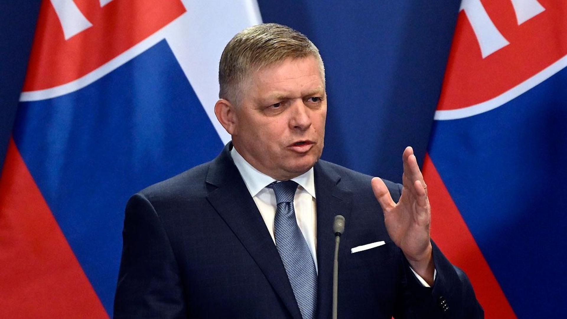 El primer ministro de Eslovaquia, Robert Fico