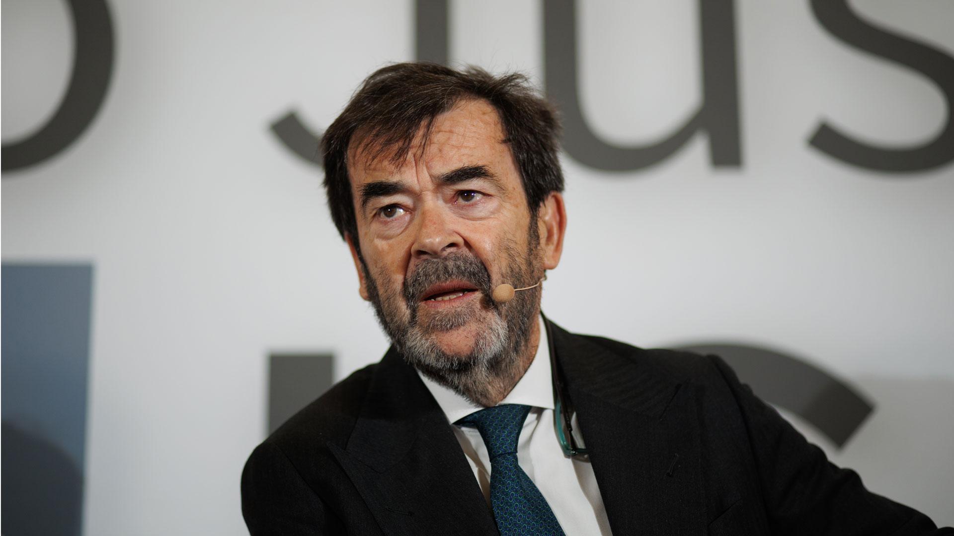 El presidente del Consejo General del Poder Judicial (CGPJ), Vicente Guilarte, ha participado en los desayunos jurídicos del Colegio de la Abogacía de Madrid