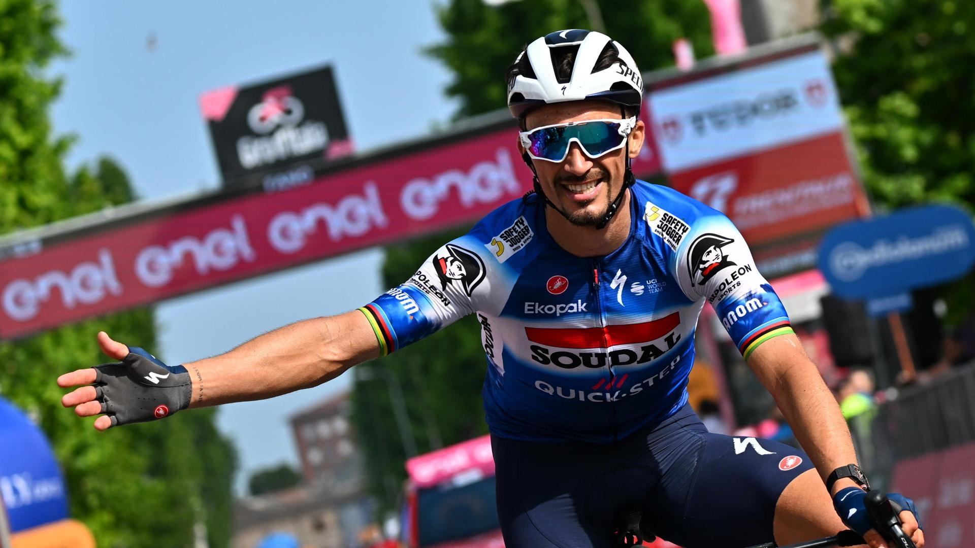 Julian Alaphilippe (Soudal QuickStep) se reivindica en la duodécima etapa del Giro