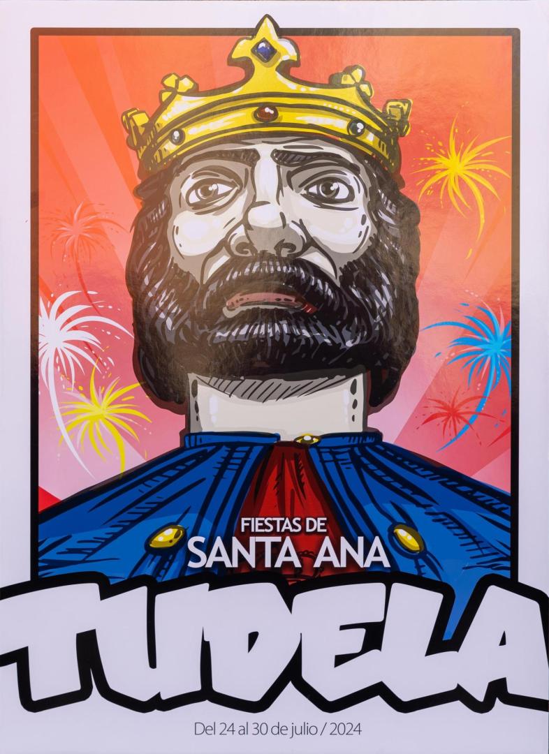 A: BLANCA ALDANONDO
F: 16/05/2024
P:  ACCESIT DEL AUTOR, RAUL LOPEZ MARTINEZ
L: TUDELA
T: PRESENTACION DEL CARTEL GANADOR PARA FIESTAS DE SANTA ANA 2024