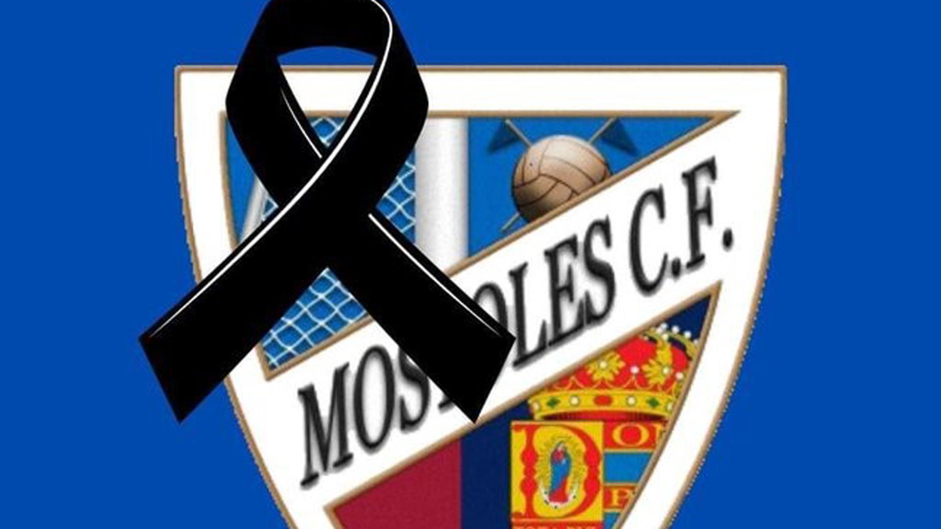 Imagen publicada por el Móstoles CF en la red social X junto al comunicado del fallecimiento de su jugador