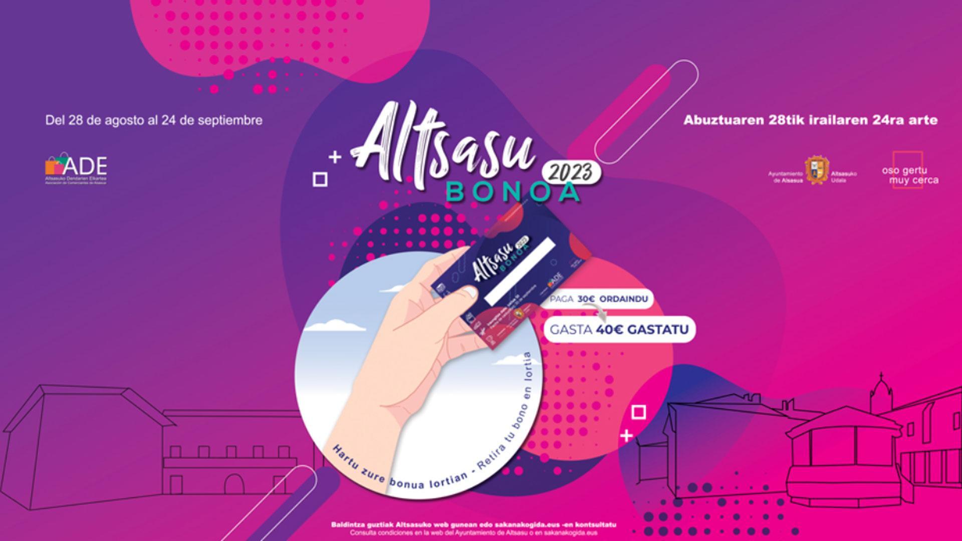 49 comercios de Alsasua participan en una nueva campaña de bonos