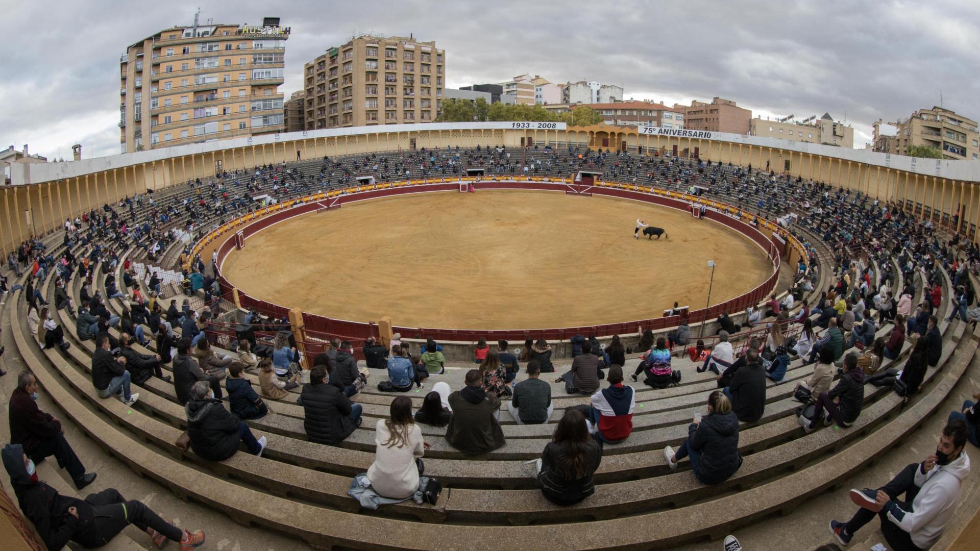 Imagen de la plaza de toros de Tudela