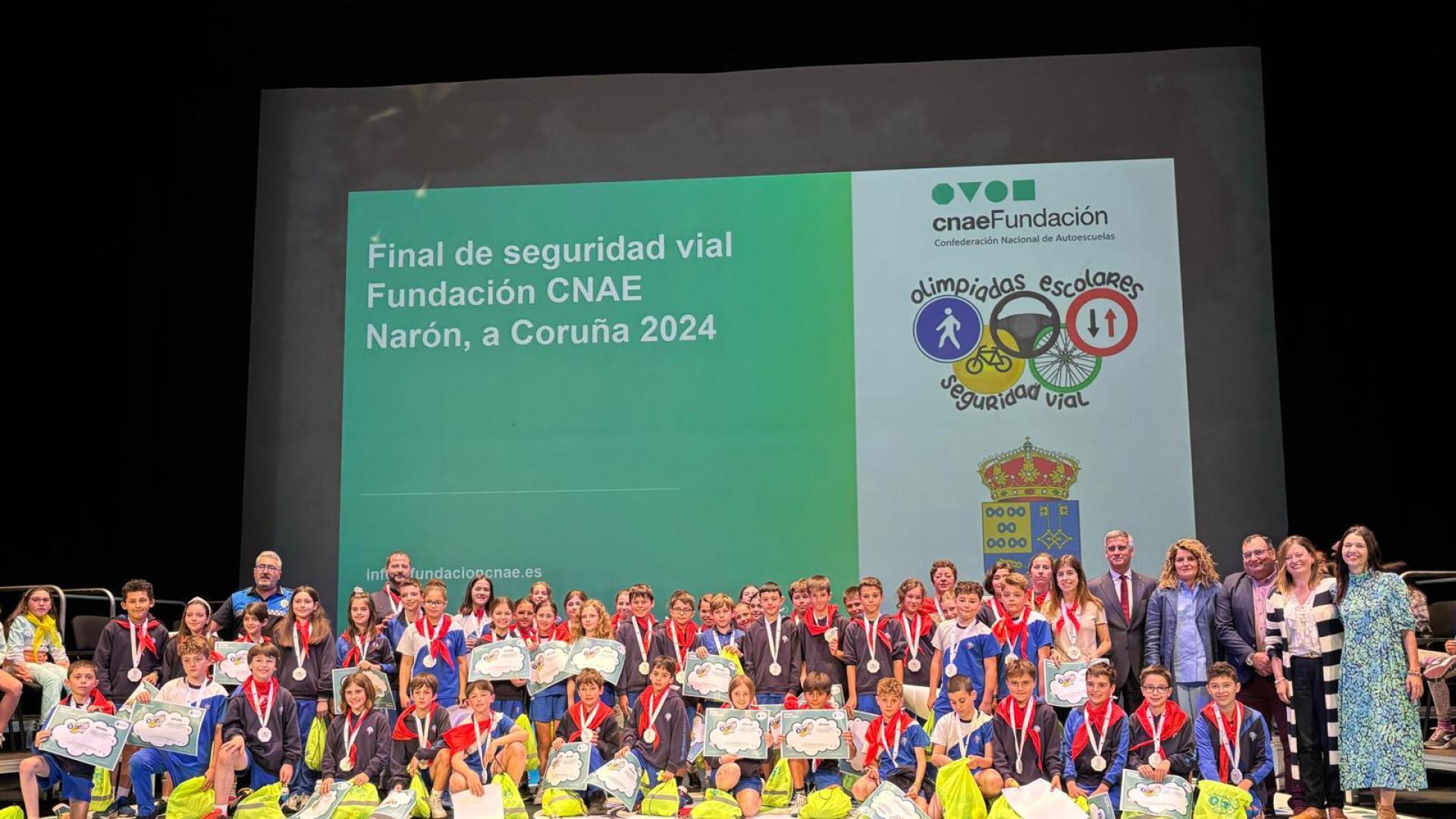 El equipo de San Cernin en la Olimpiada de Educación Vial